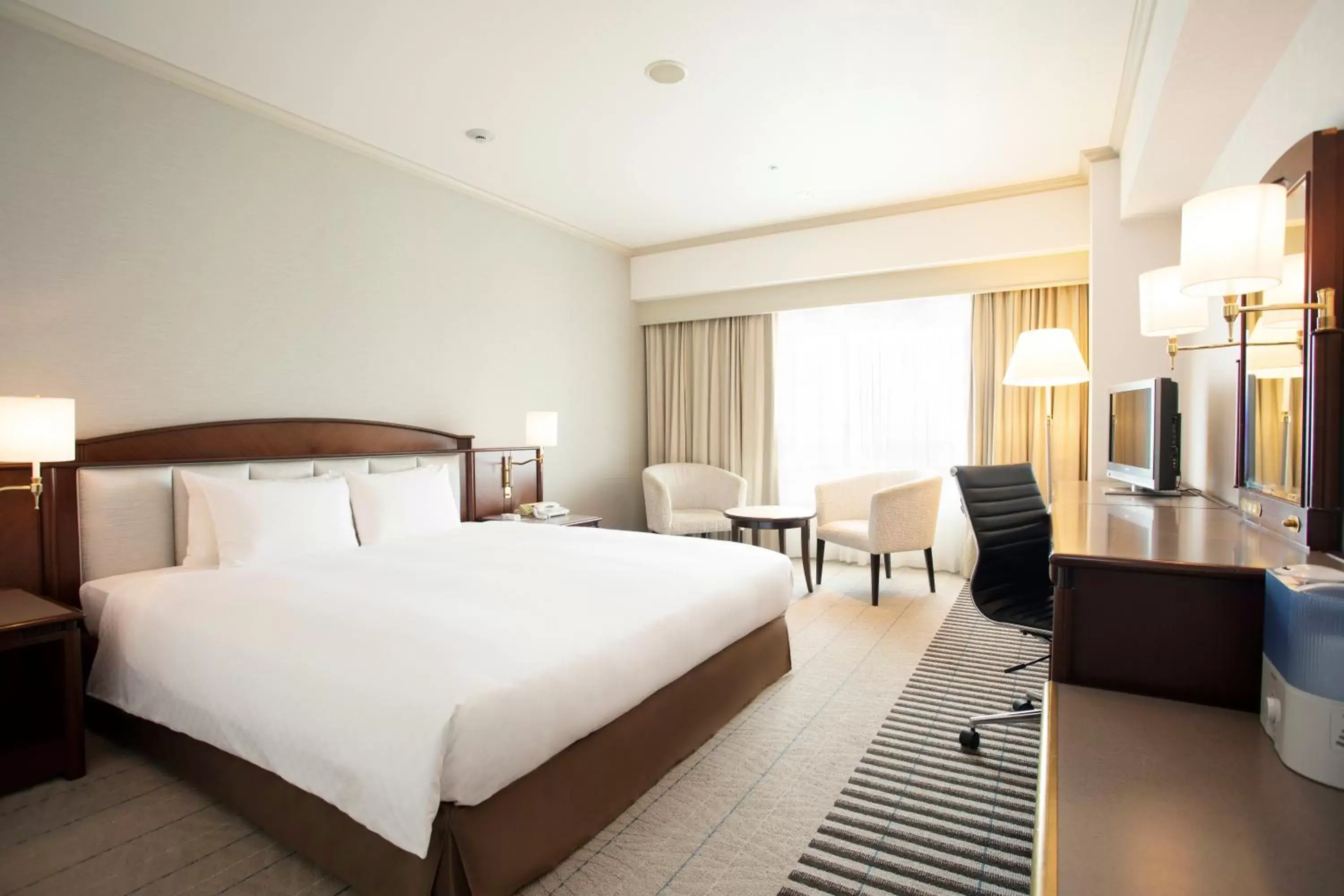 Photo of the whole room, Bed in Hotel Nikko Kansai Airport - 3 mins walk to the airport