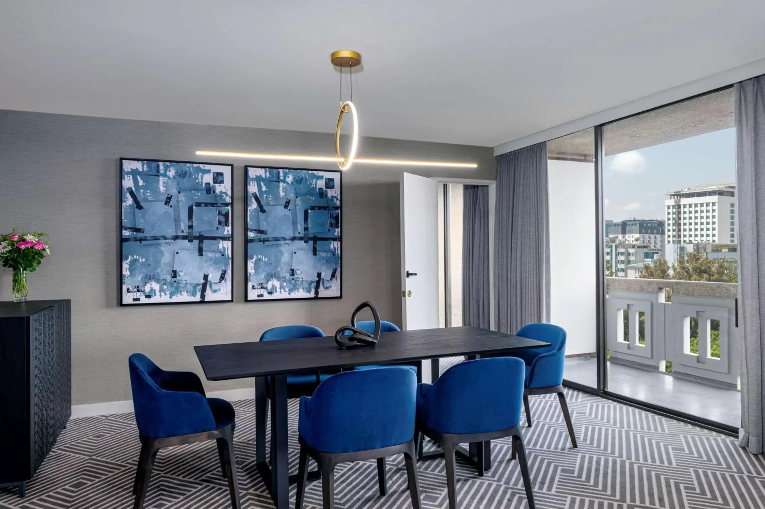 Living room, Dining Area in Hilton Addis Ababa