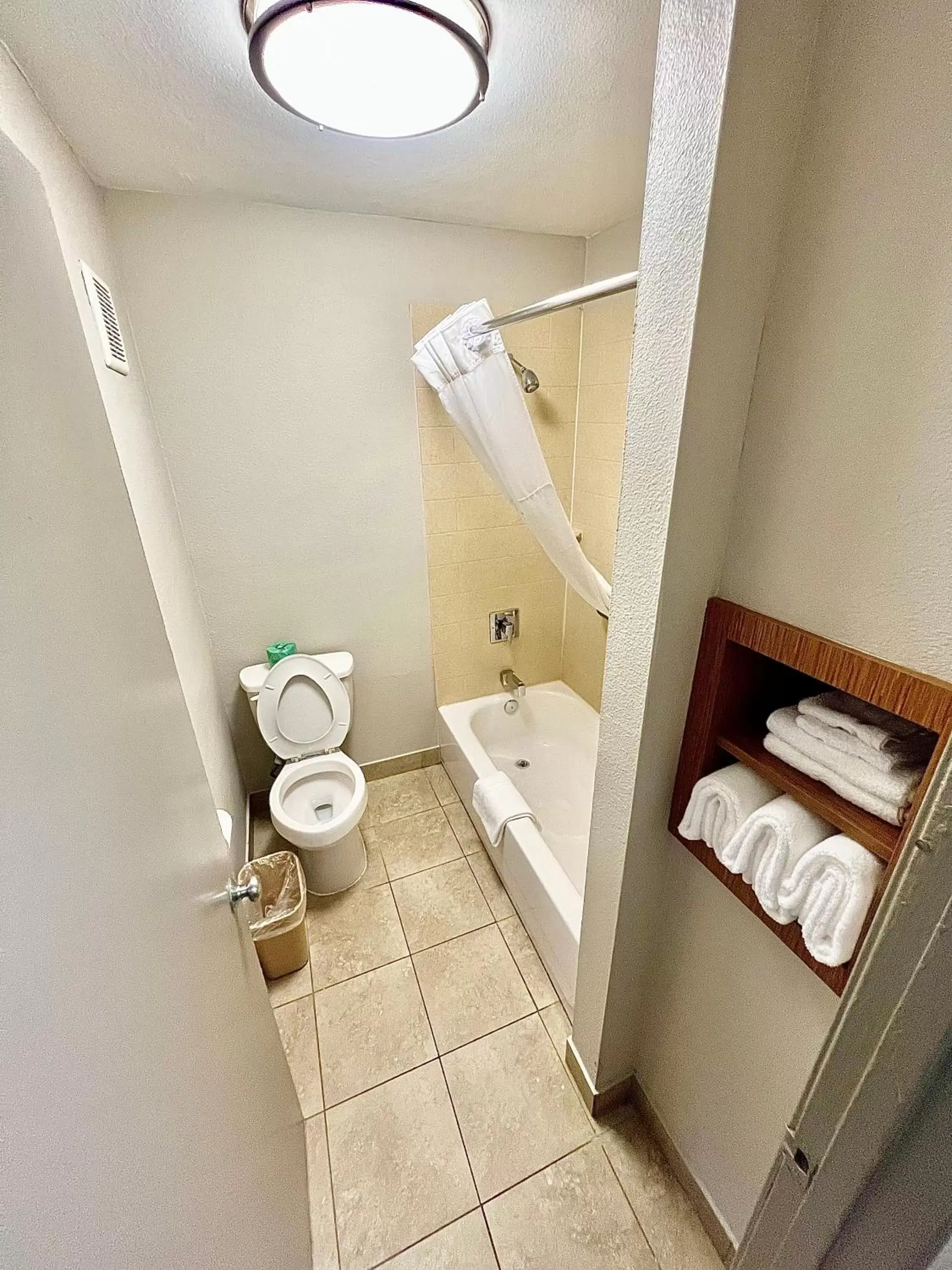 Toilet, Bathroom in Days Inn & Suites by Wyndham Arlington Near Six Flags