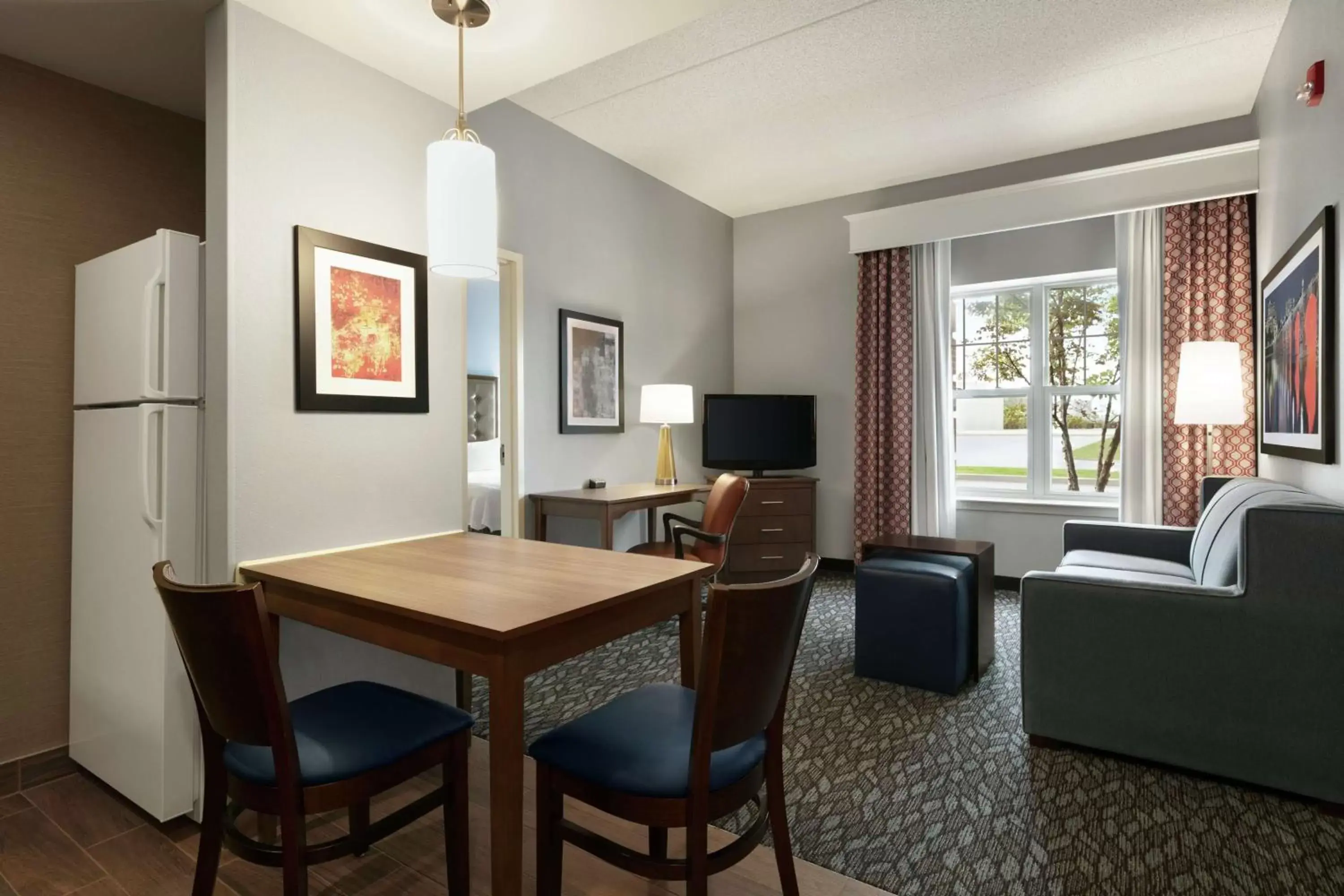 Bedroom in Homewood Suites by Hilton Harrisburg East-Hershey Area