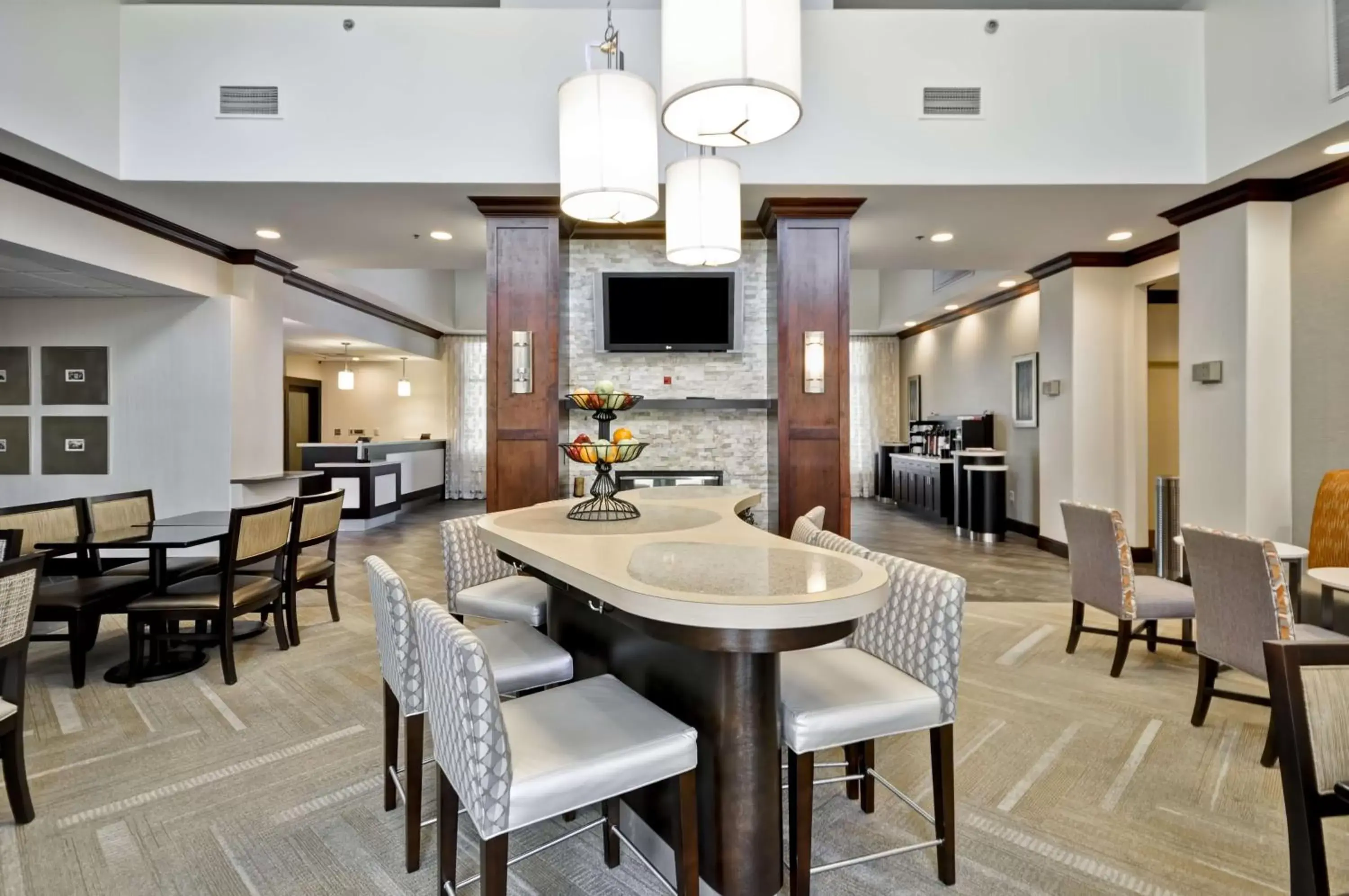 Lobby or reception, Restaurant/Places to Eat in Homewood Suites by Hilton Augusta
