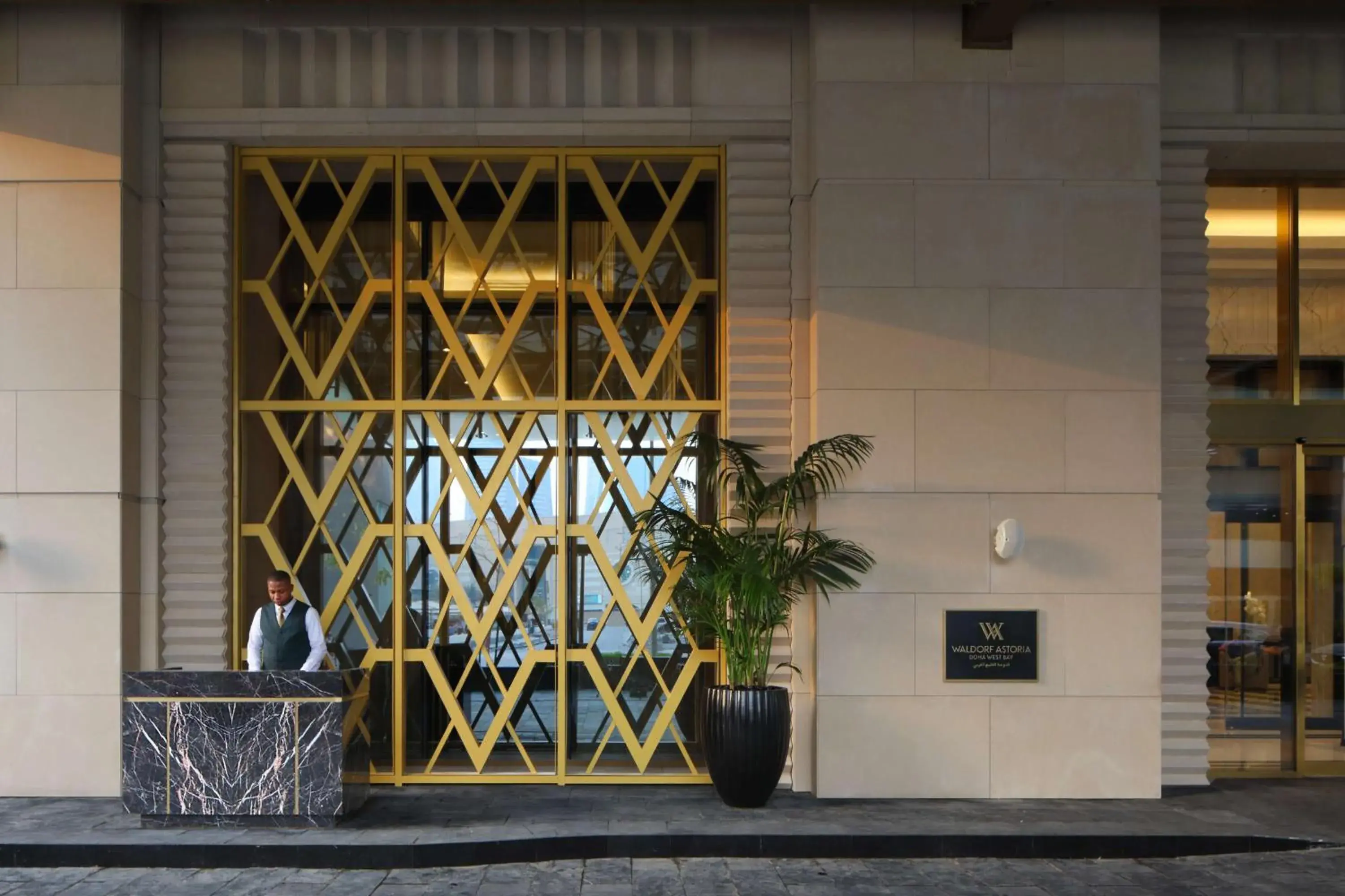 Property building in Waldorf Astoria Doha West Bay