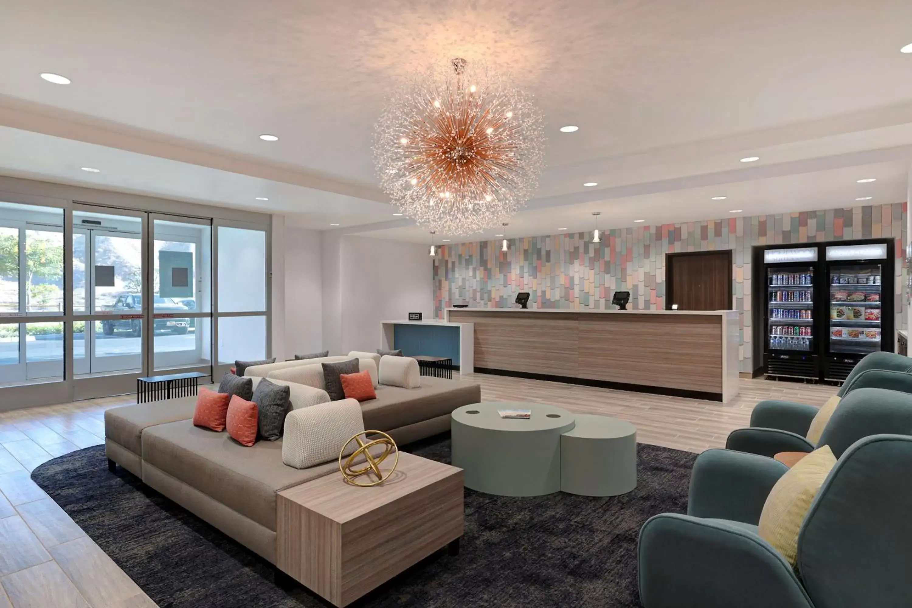 Dining area, Lobby/Reception in Homewood Suites By Hilton Santa Clarita/Valencia, Ca