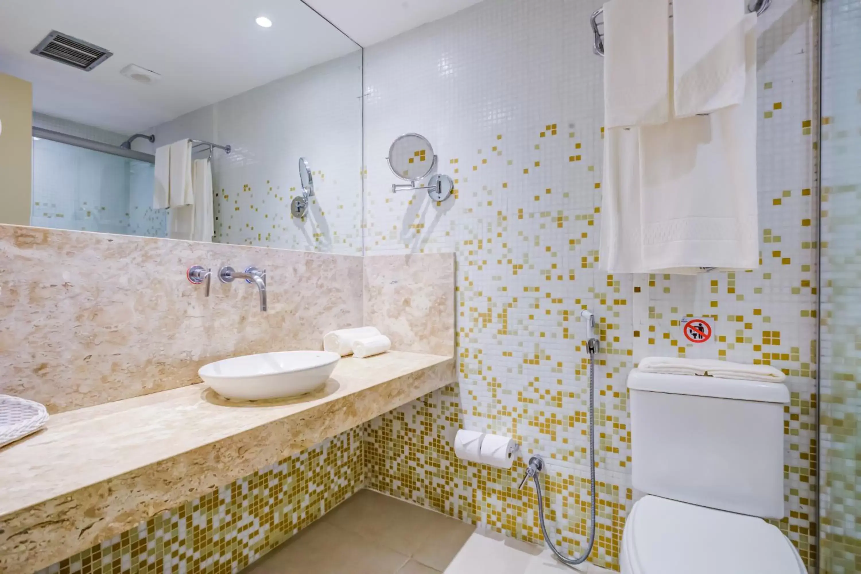 Shower, Bathroom in Rio Design Copacabana Hotel
