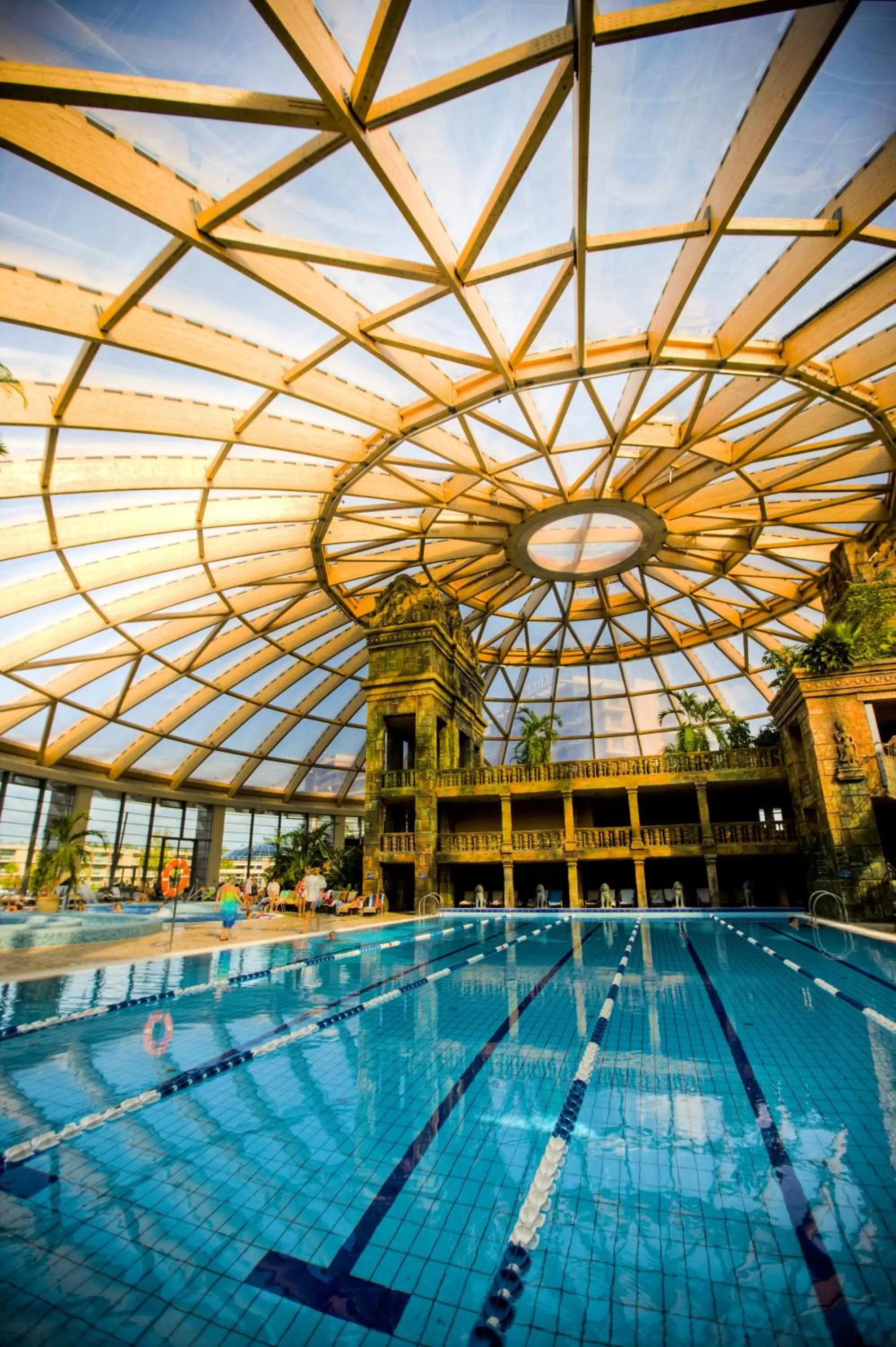 Day, Swimming Pool in Aquaworld Resort Budapest