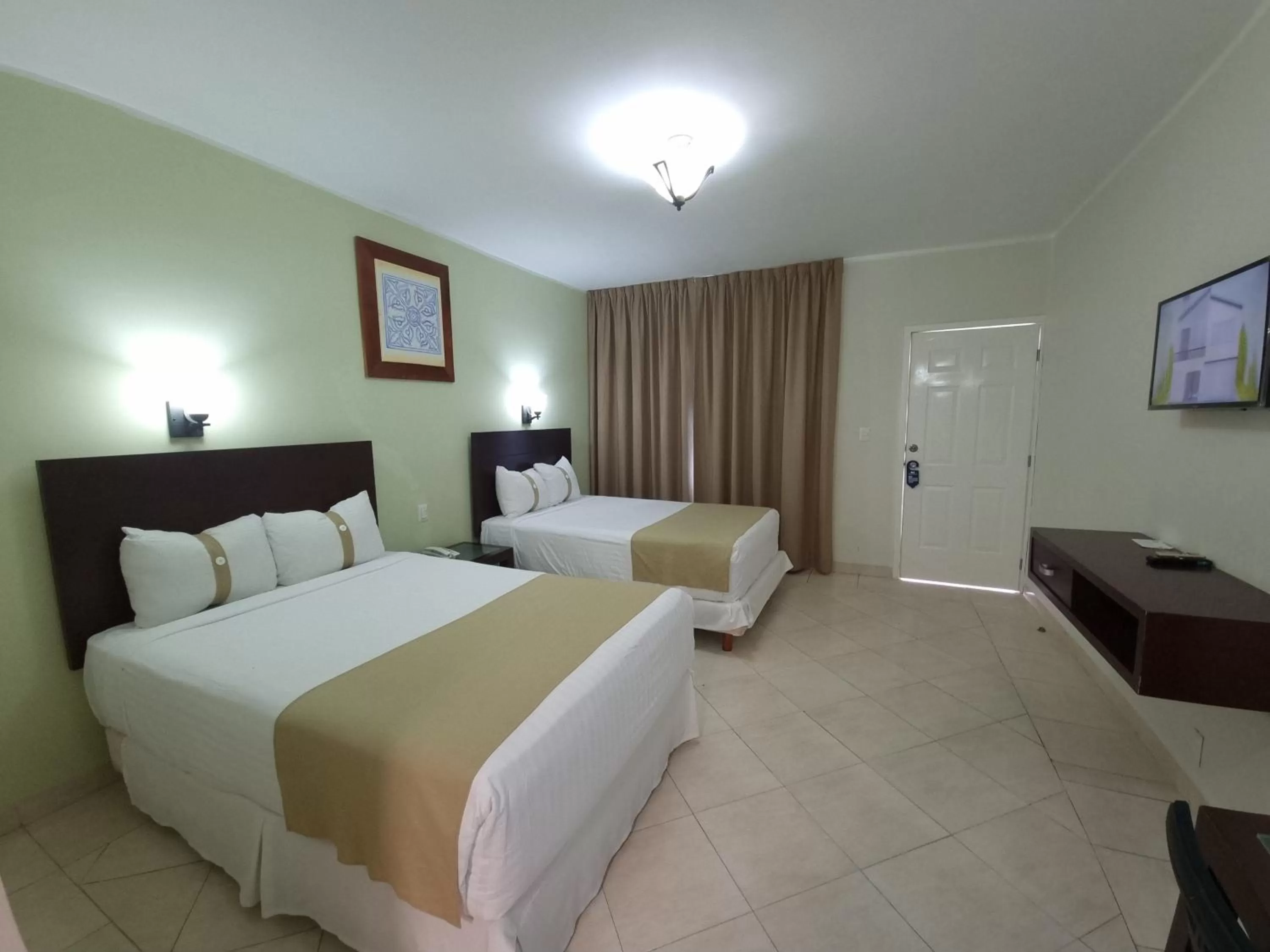 Bed in Hotel Casa Blanca