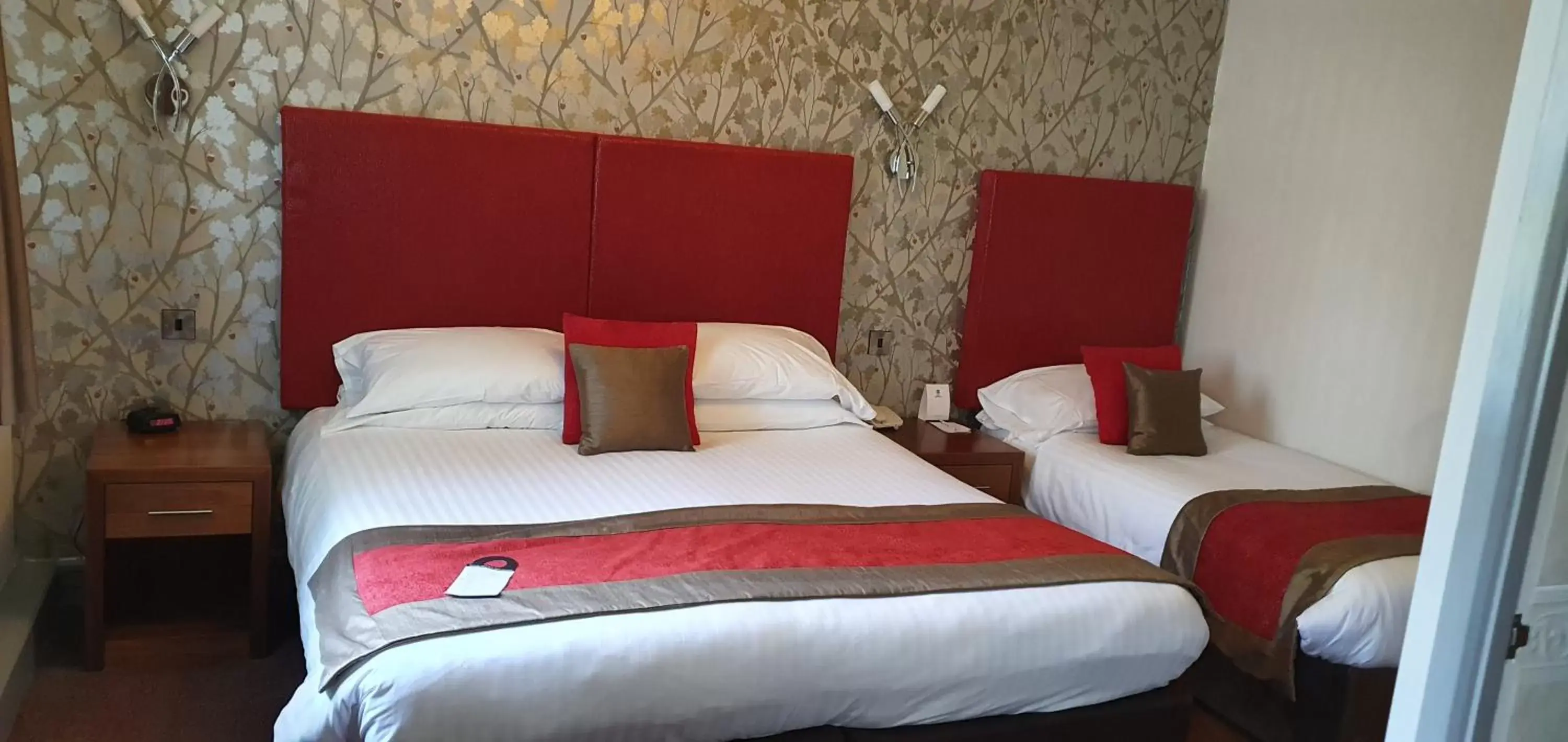Bedroom, Bed in Oaklands Hall Hotel Sure Hotel Collection by Best Western
