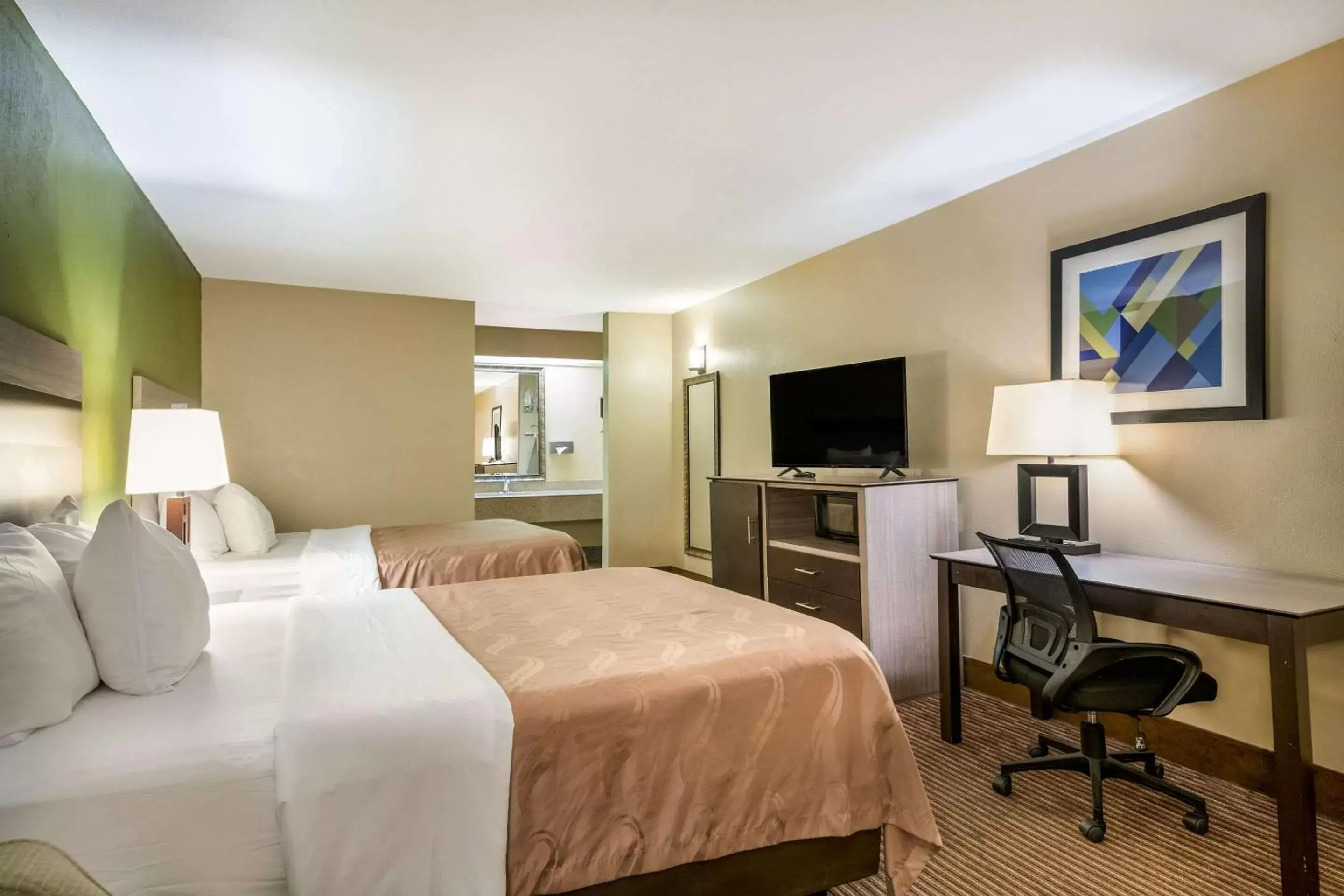 TV and multimedia, Bed in Quality Inn & Suites - Garland