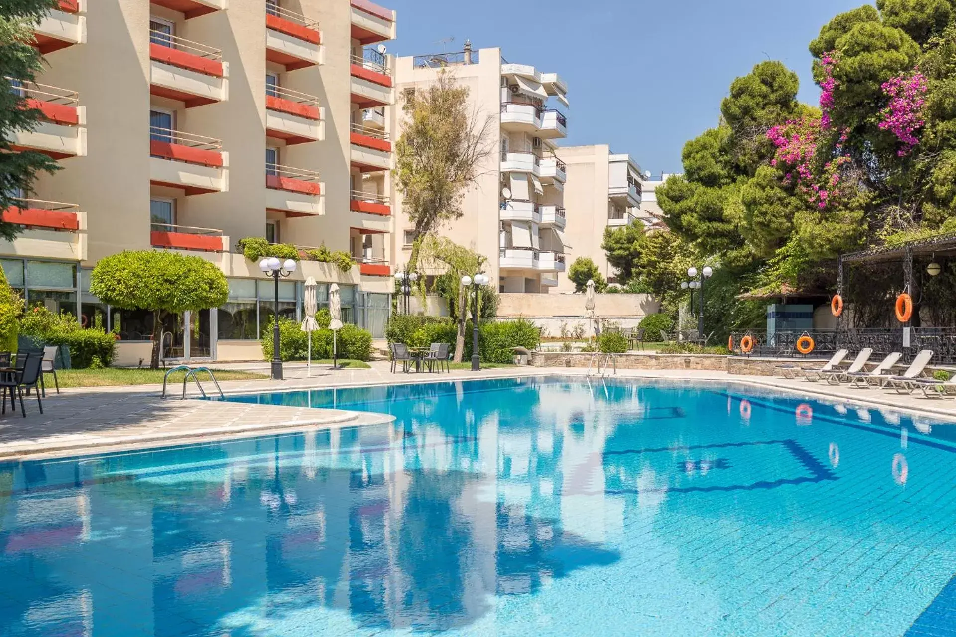 Property building, Swimming Pool in Oasis Hotel Apartments