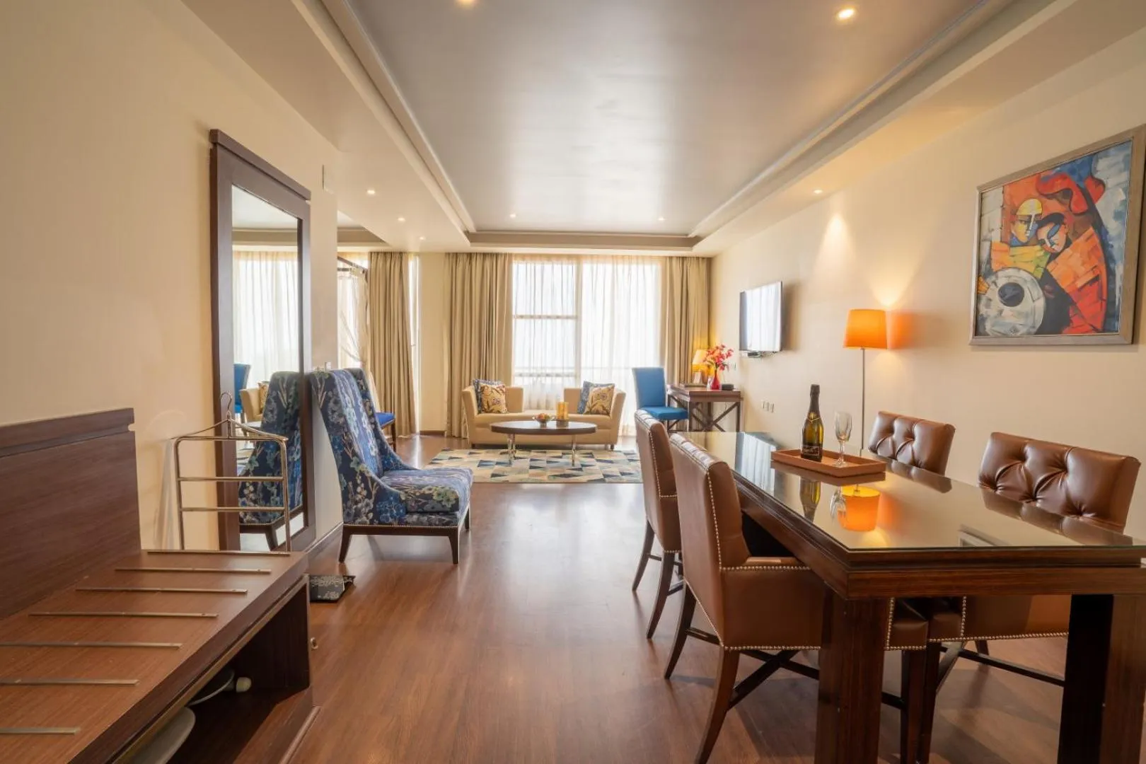 Living room in Indraprastha Spa Resort