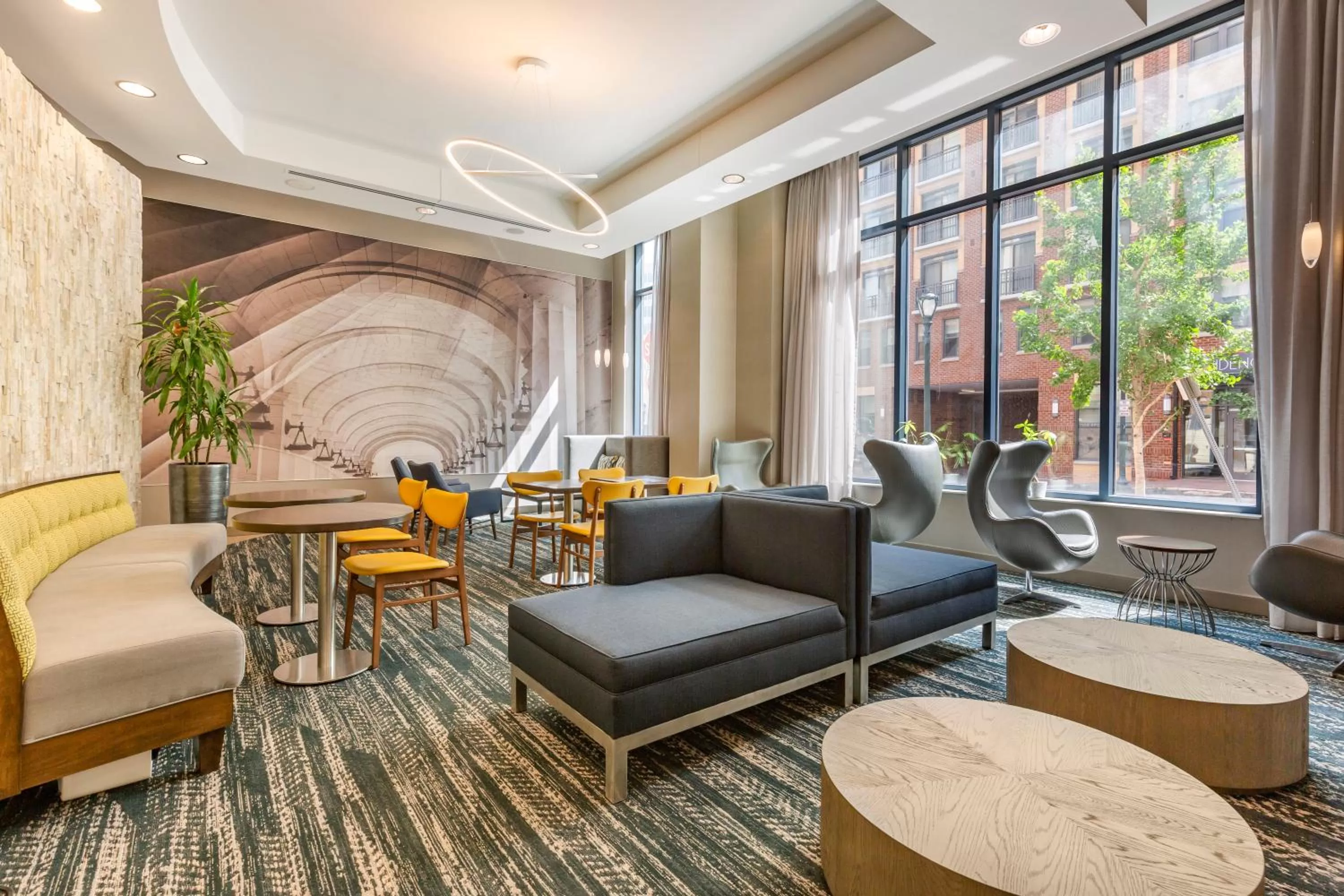 Seating area in Cambria Hotel Rockville