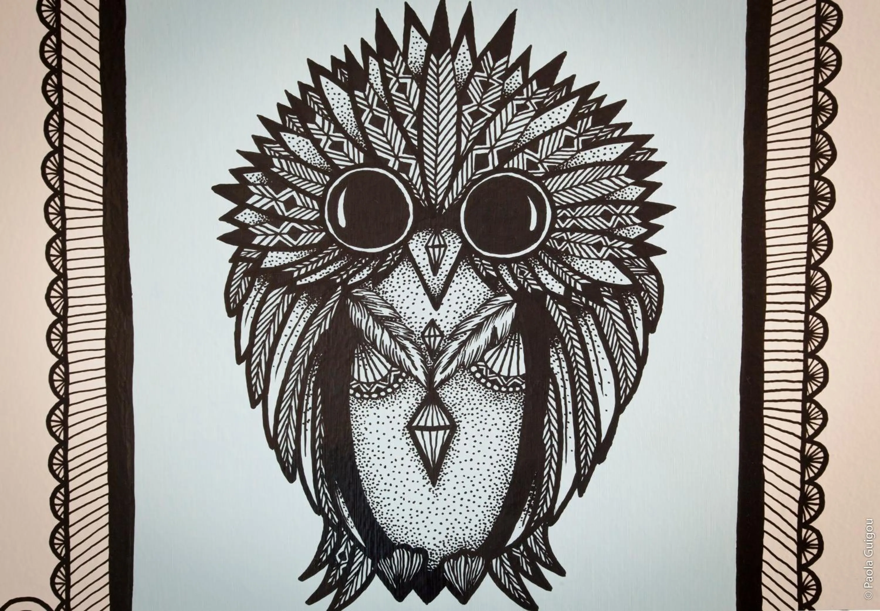 Decorative detail in Hôtel Graffalgar