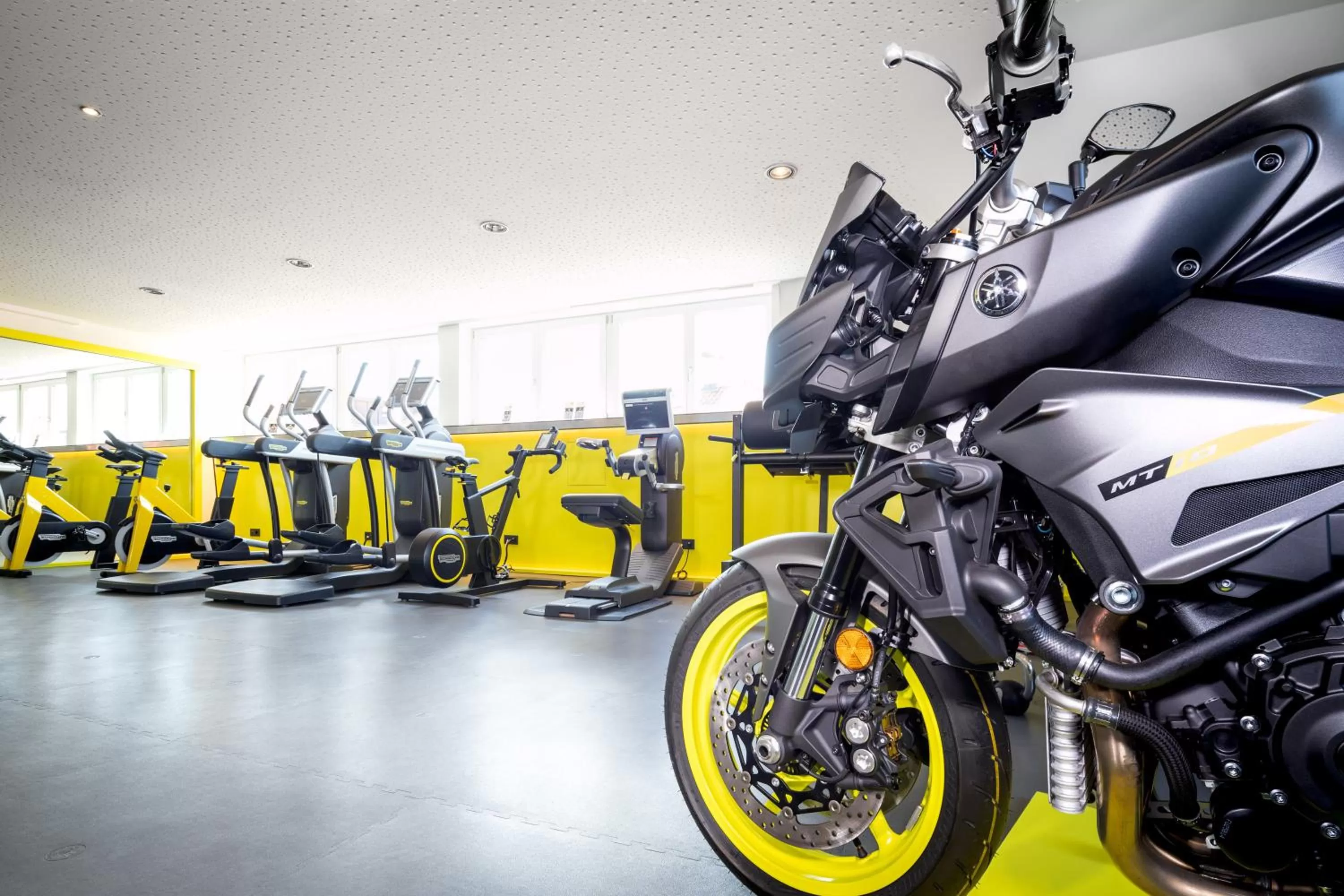 Fitness centre/facilities in YachtHotel Helvetia Spa- und Wellnessdomizil