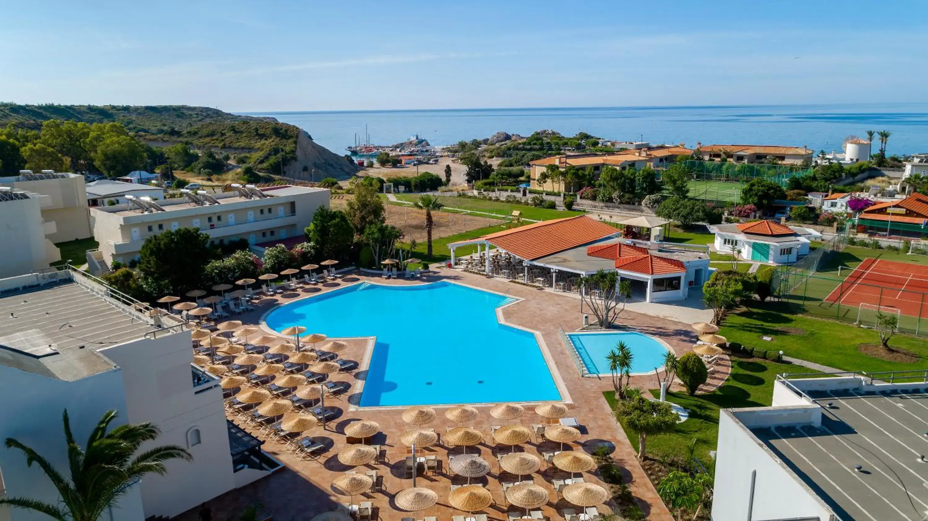 Bird's eye view, Pool View in Leonardo Kolymbia Resort Rhodes