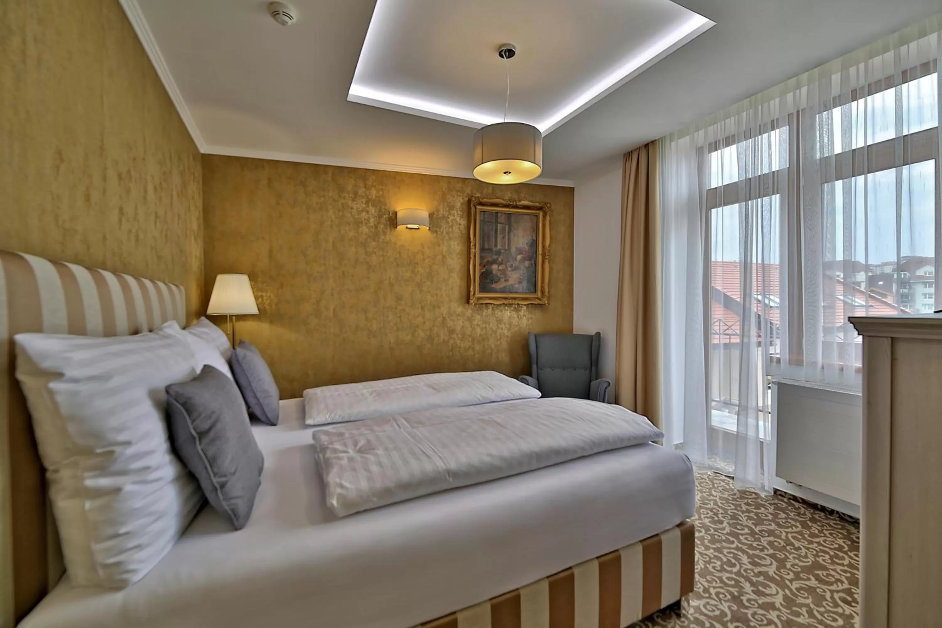 Bed in Hotel Pod Bránou