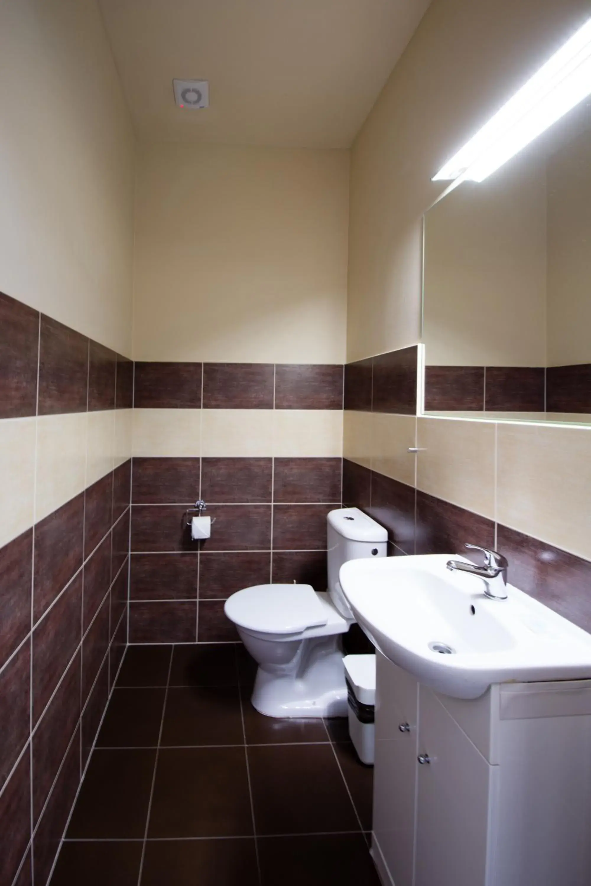 Bathroom in Plus Prague Hostel