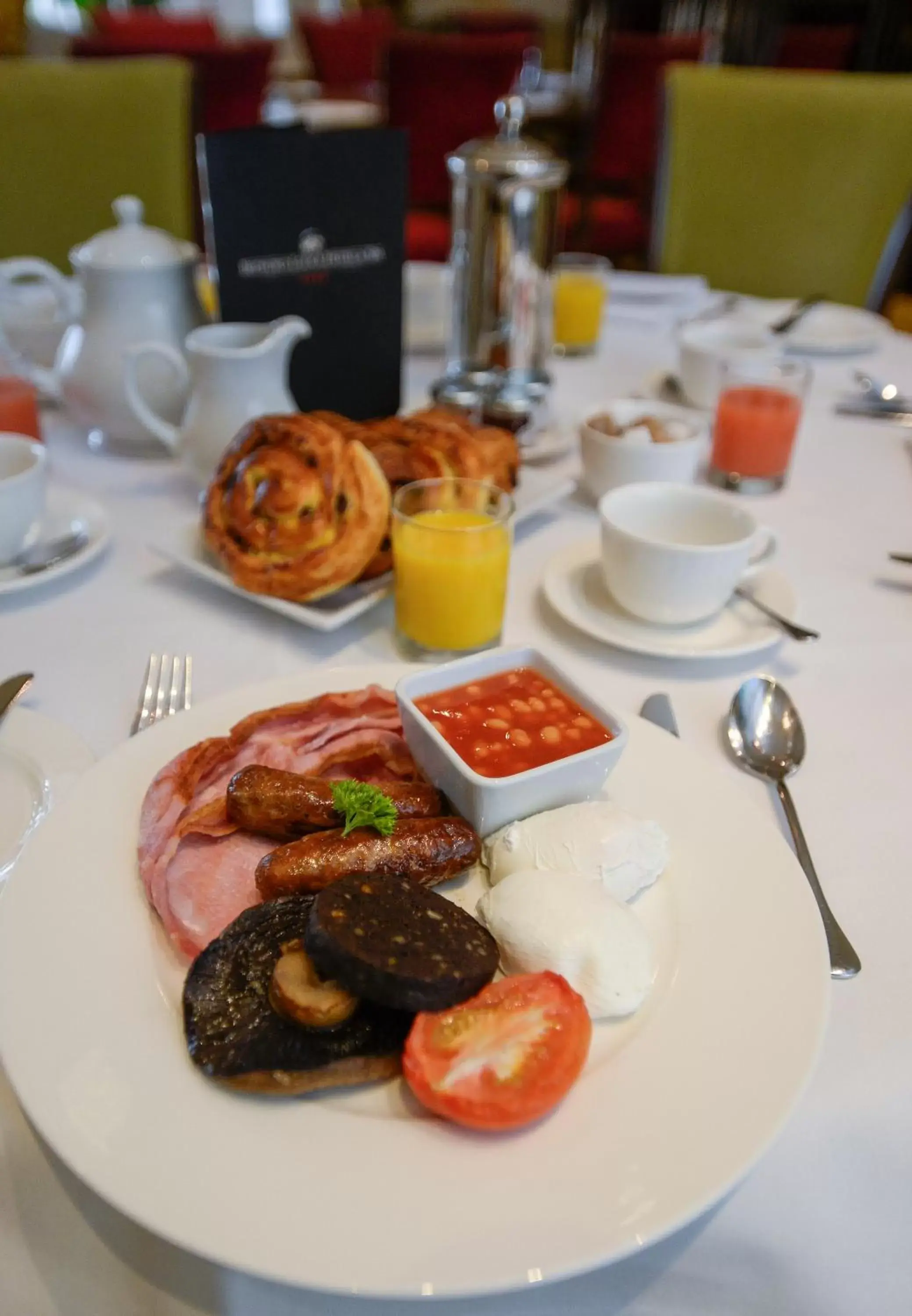 English/Irish breakfast, Breakfast in Bedford Lodge Hotel & Spa