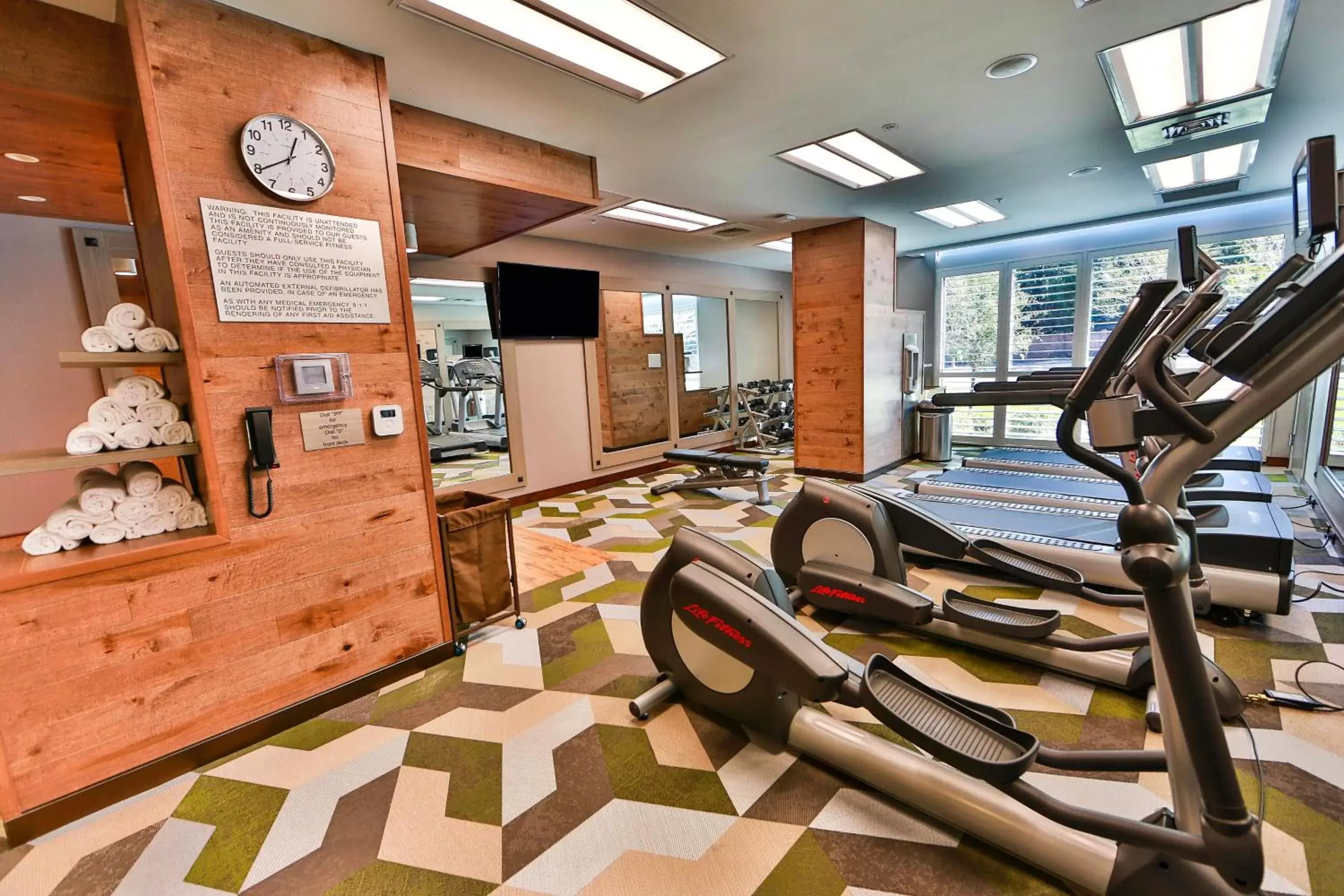 Fitness centre/facilities, Fitness Center/Facilities in Fairfield Inn & Suites by Marriott Savannah Midtown