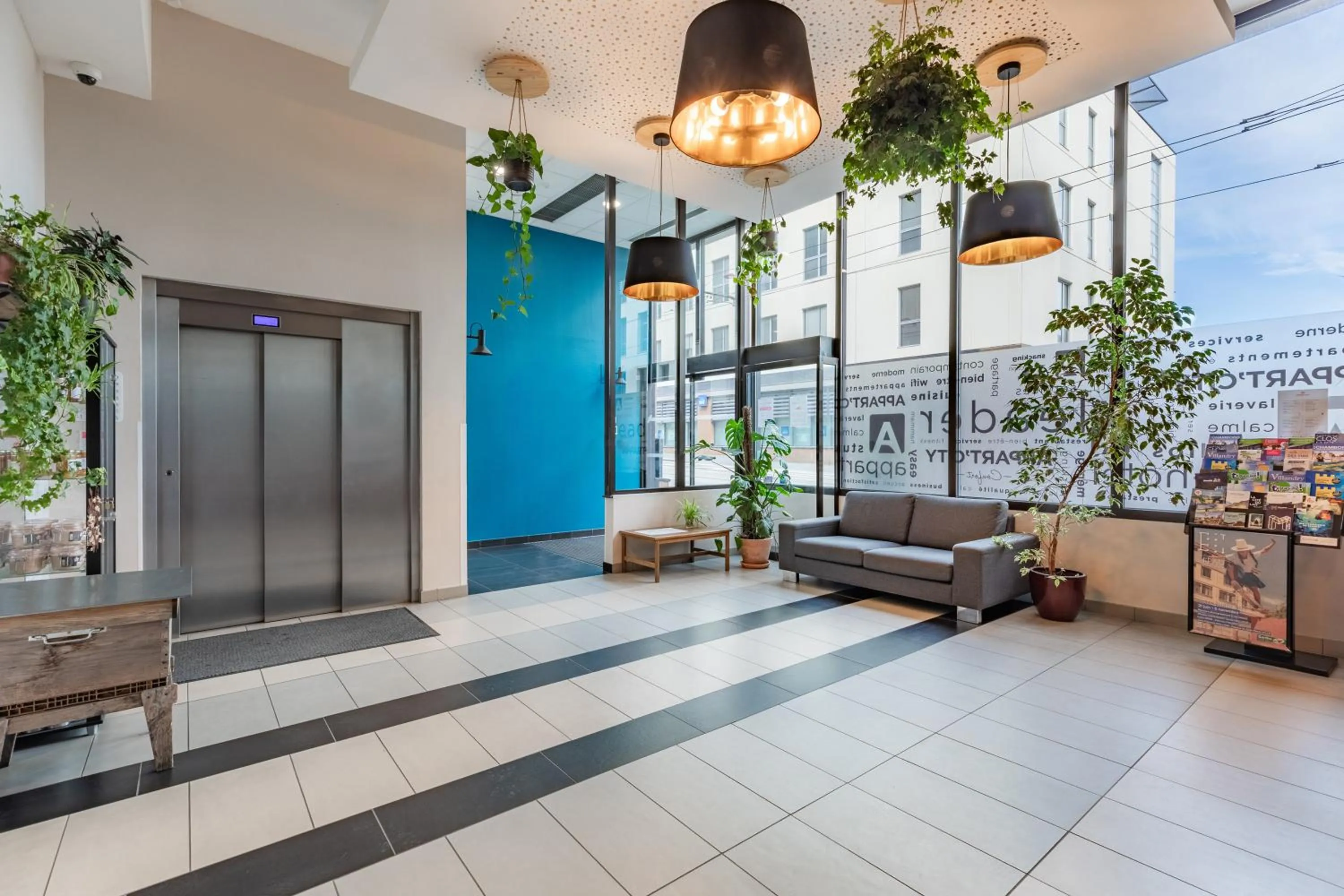Lobby or reception in Appart'City Confort Le Mans Centre