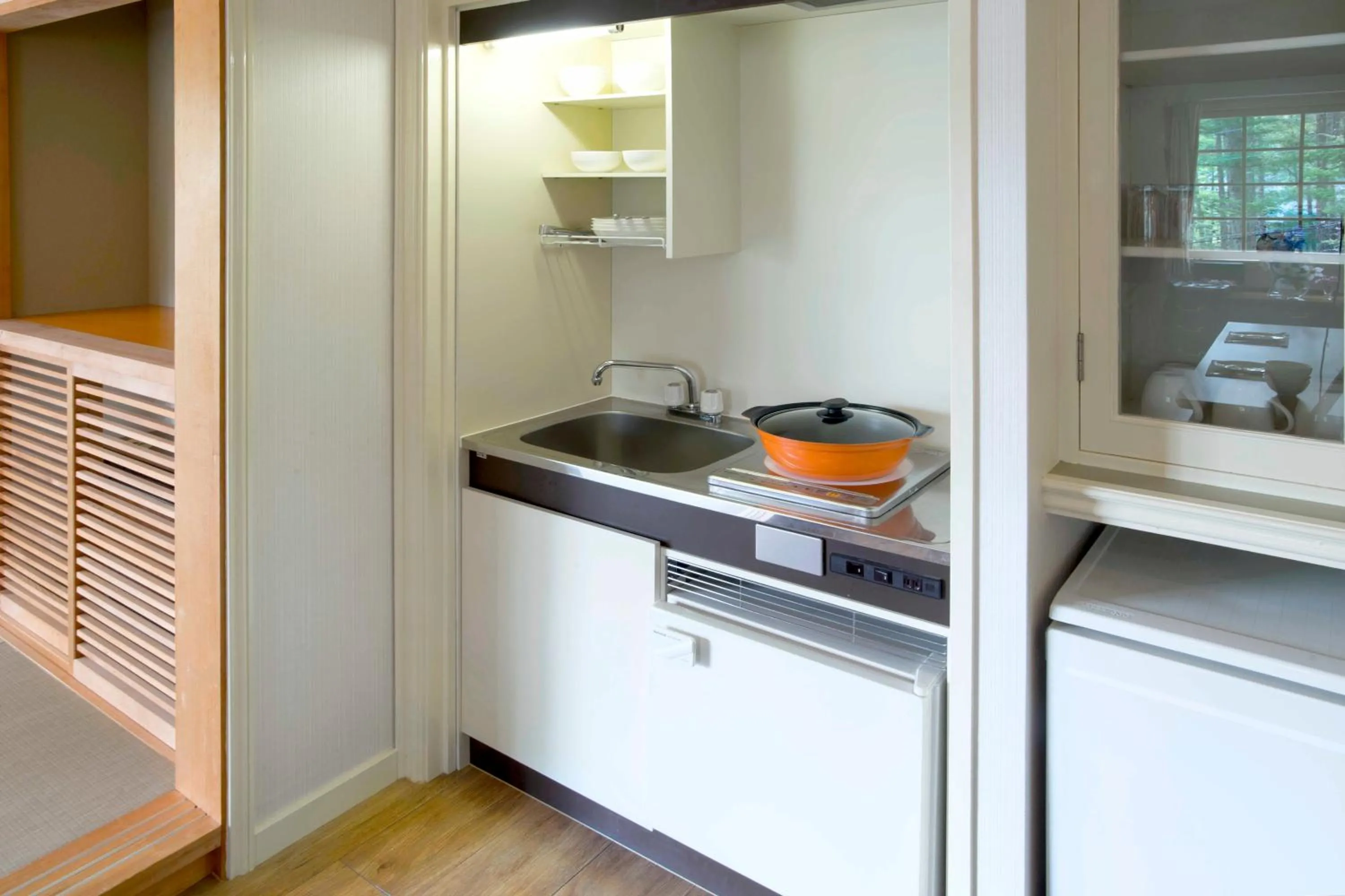 Kitchen or kitchenette in Resort Villa Takayama