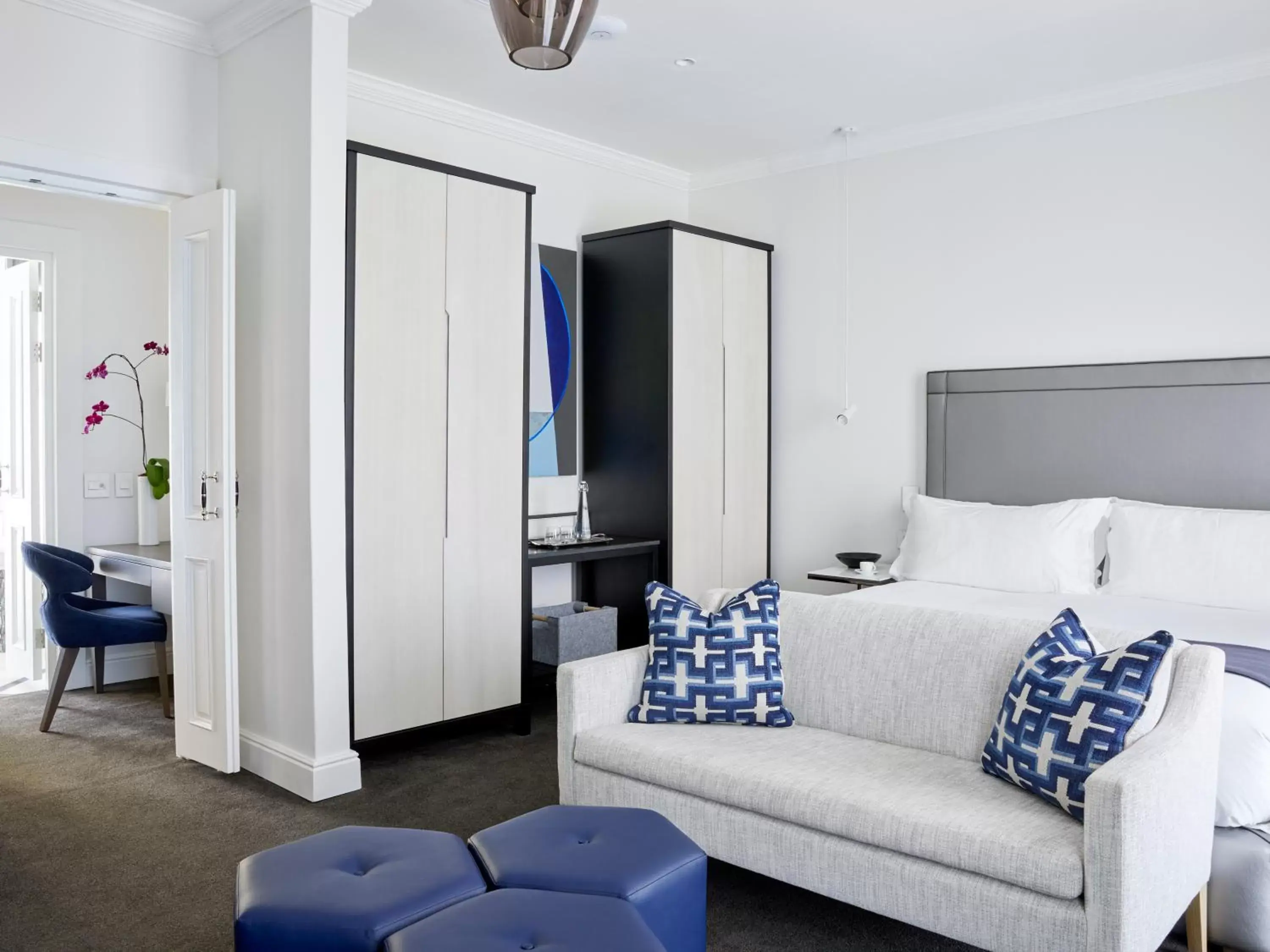 Bedroom in The Manor House at the Queen Victoria Hotel by NEWMARK