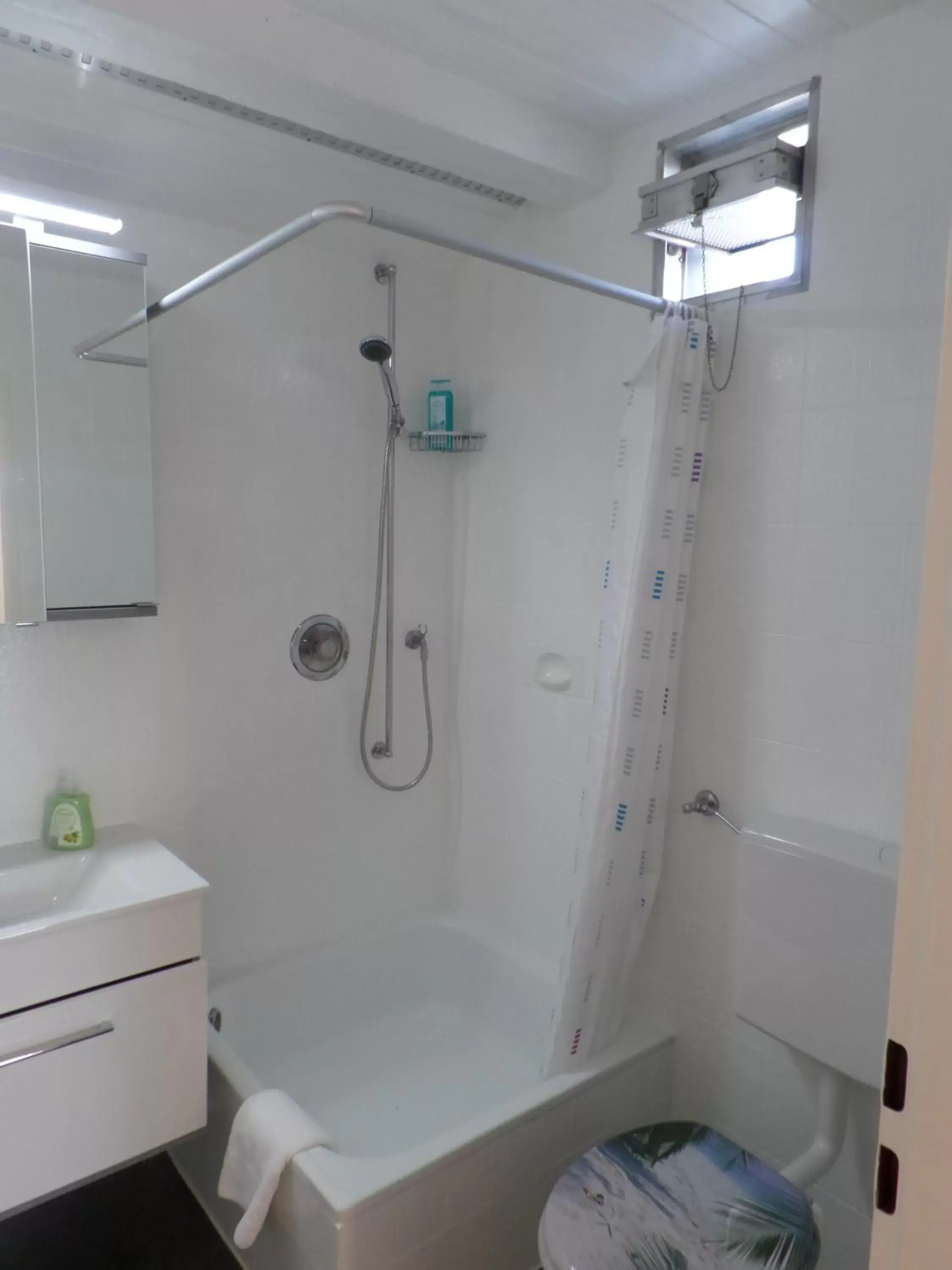 Shower, Bathroom in Hotel Brandl