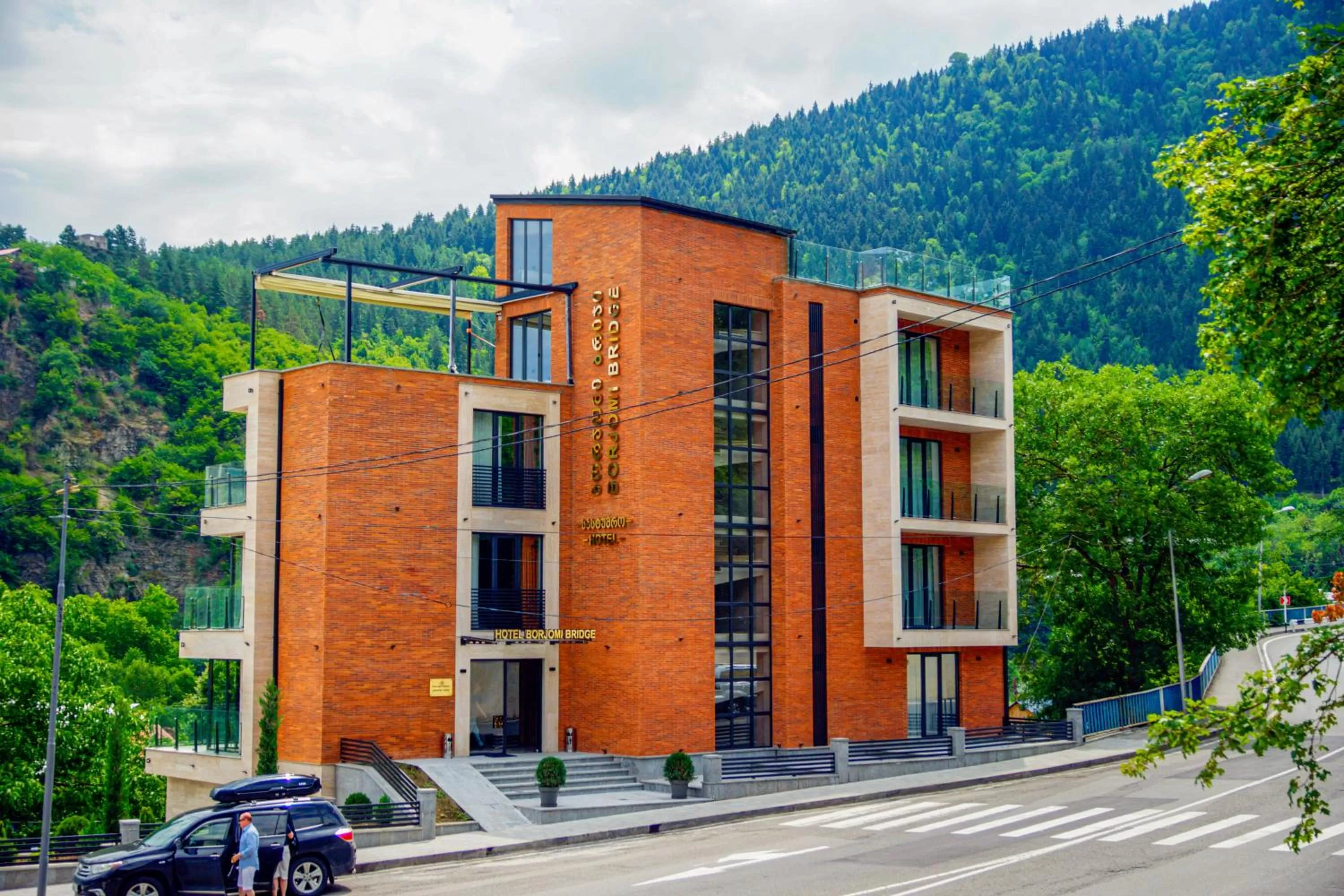 Property building in Borjomi Bridge Hotel