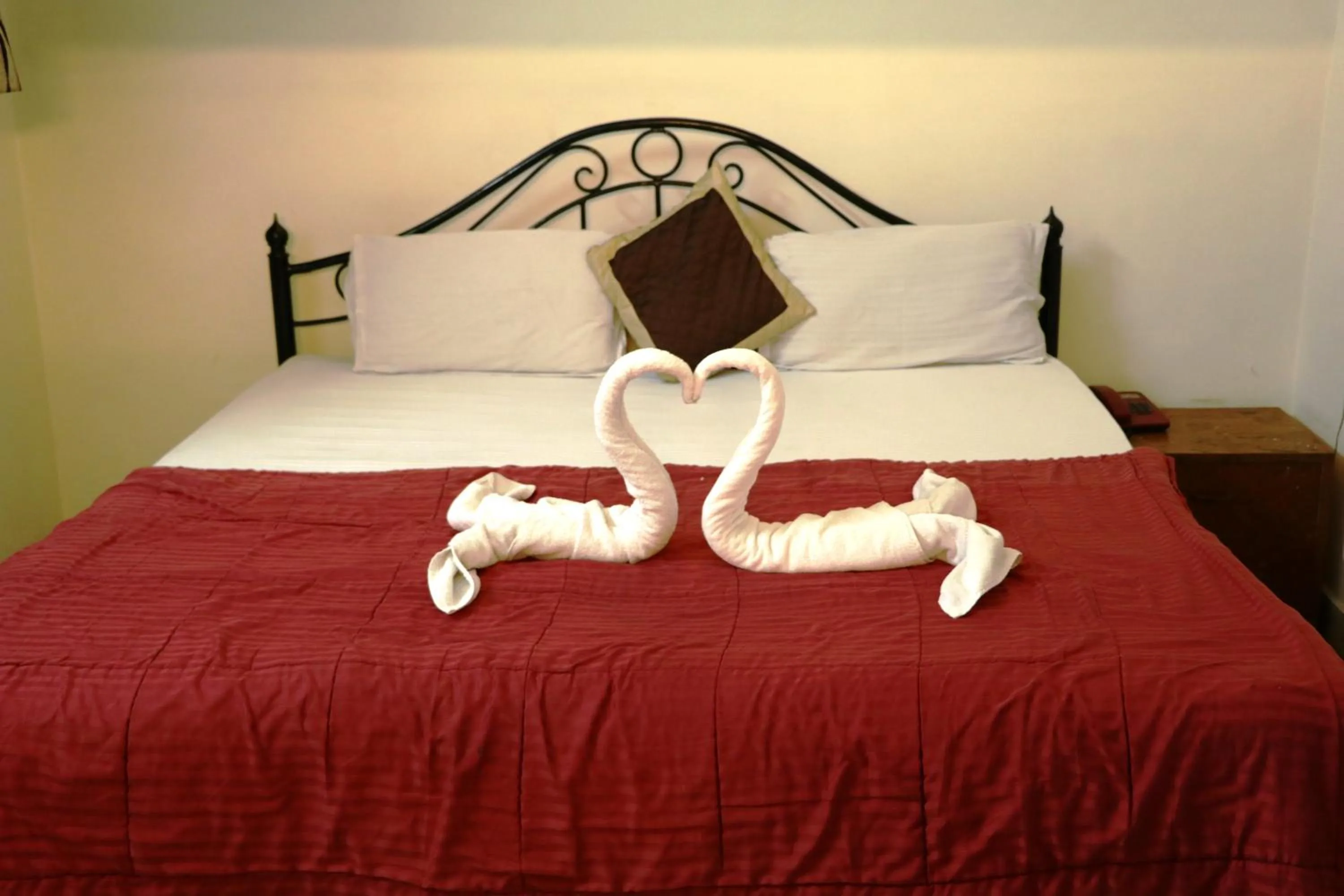 Bed in Hotel Vaishnavi