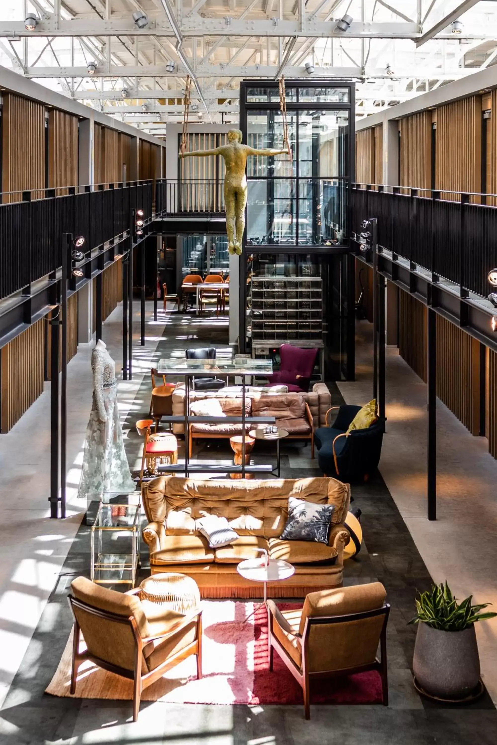 Lobby or reception, Restaurant/Places to Eat in Hotel De Hallen