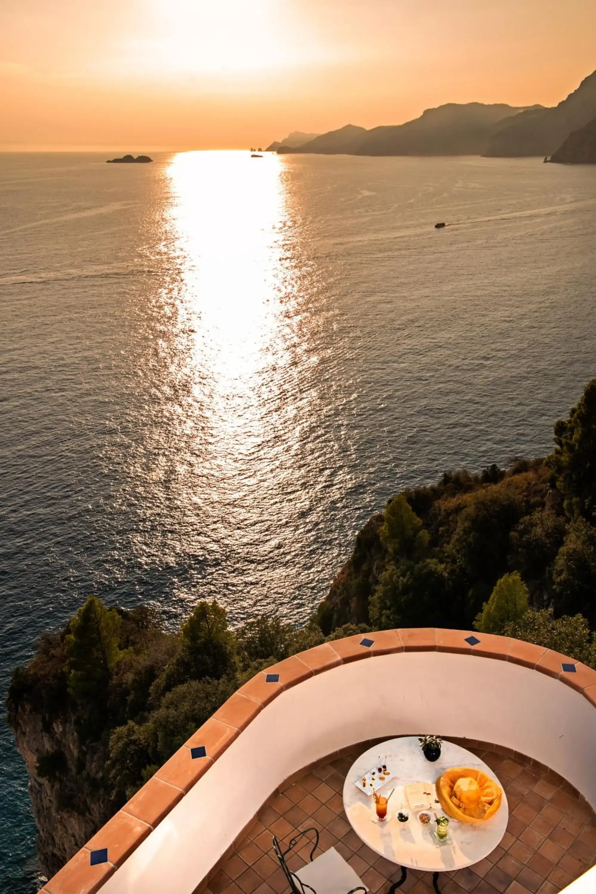 Balcony/Terrace in Grand Hotel Tritone