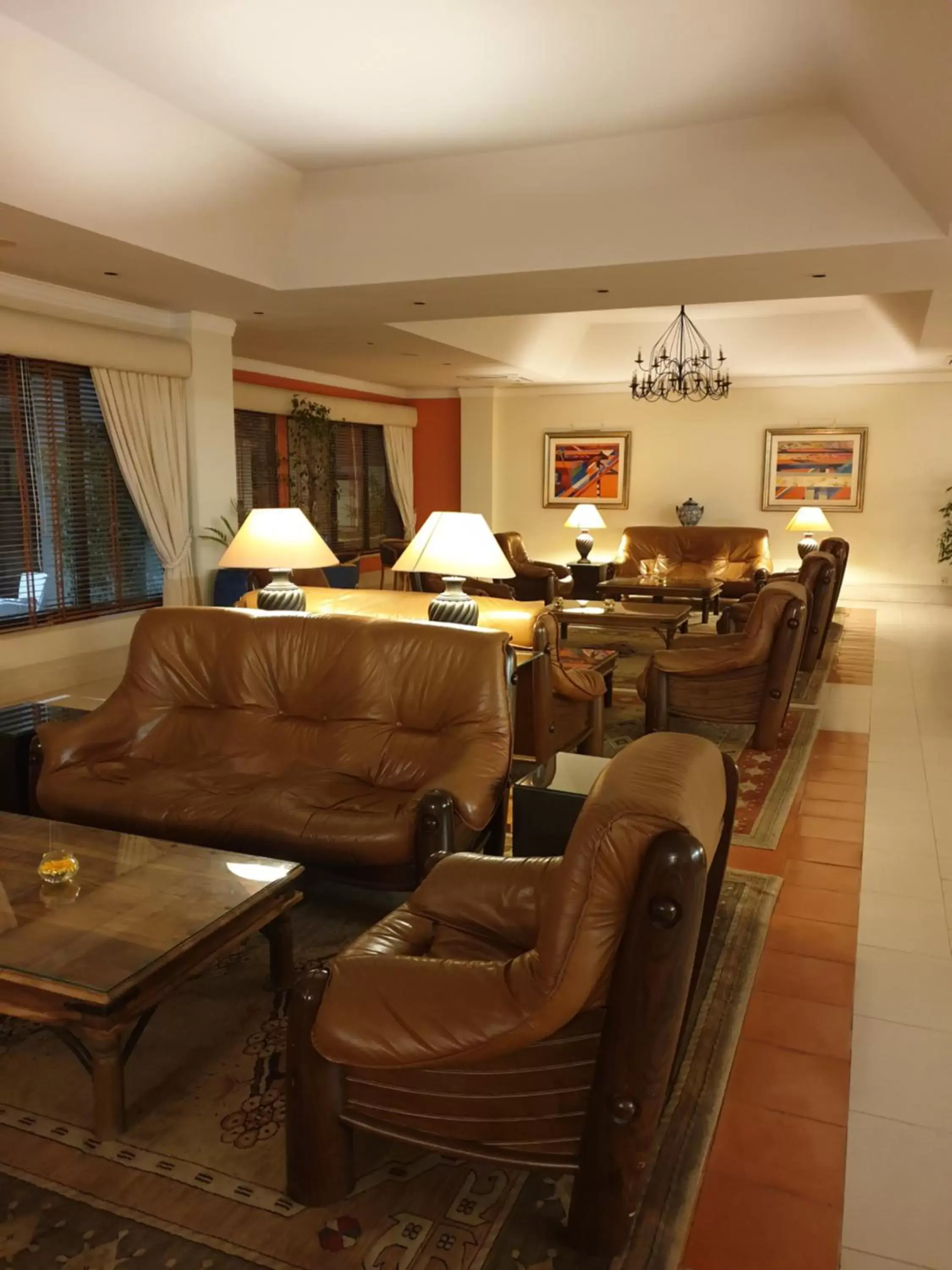 Lobby or reception in Santarem Hotel