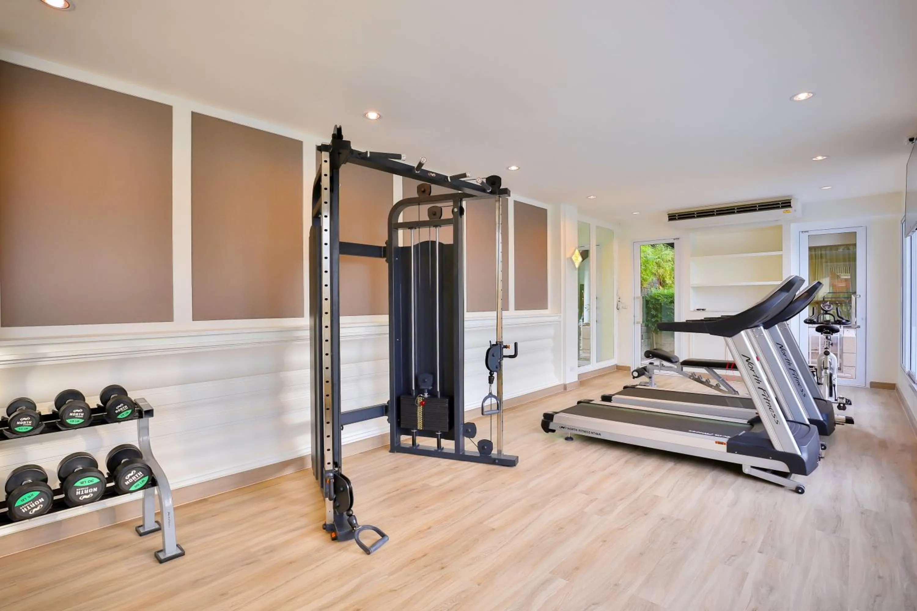 Fitness centre/facilities in Chanalai Flora Resort, Kata Beach