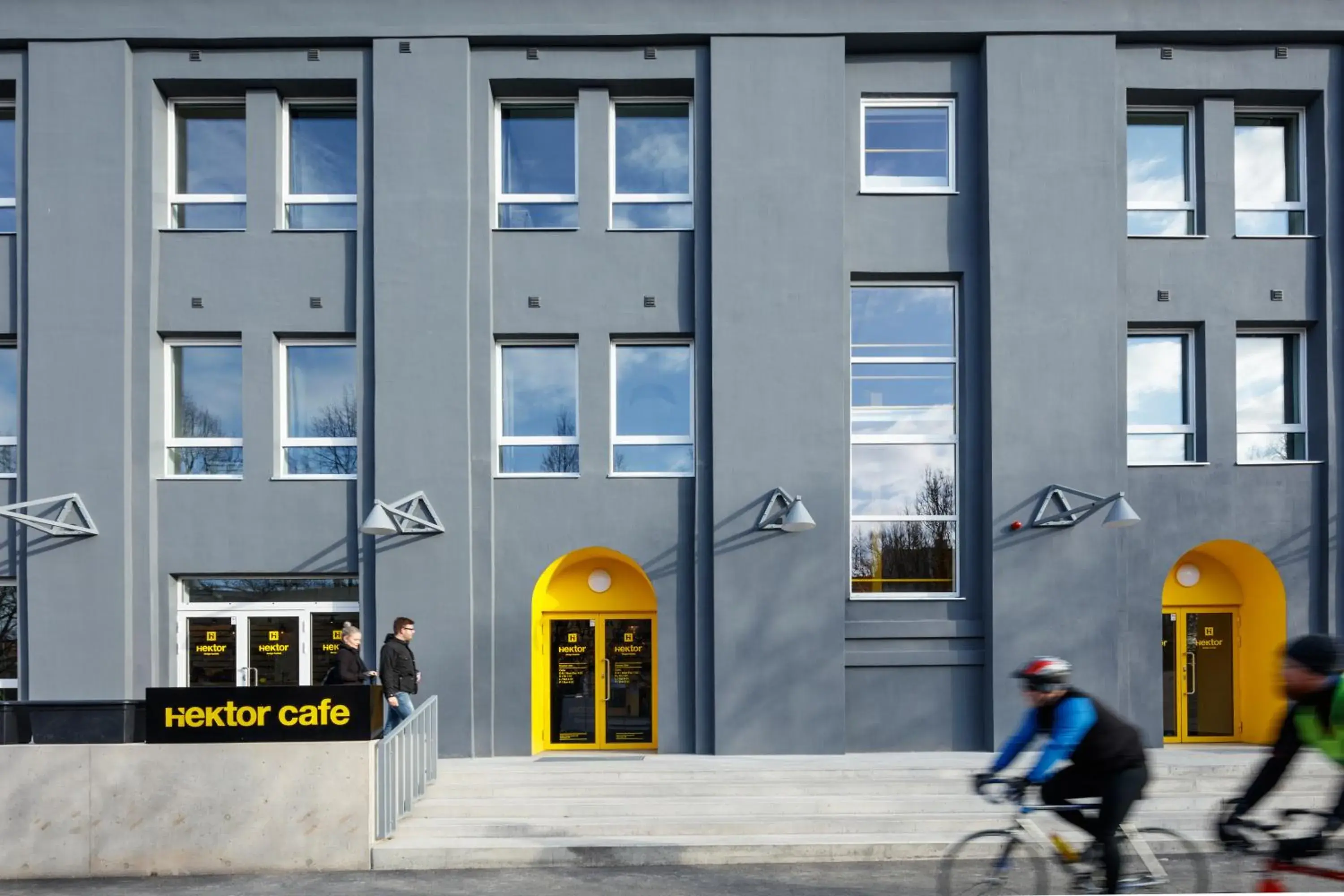 Facade/entrance in Hektor Design Hostel