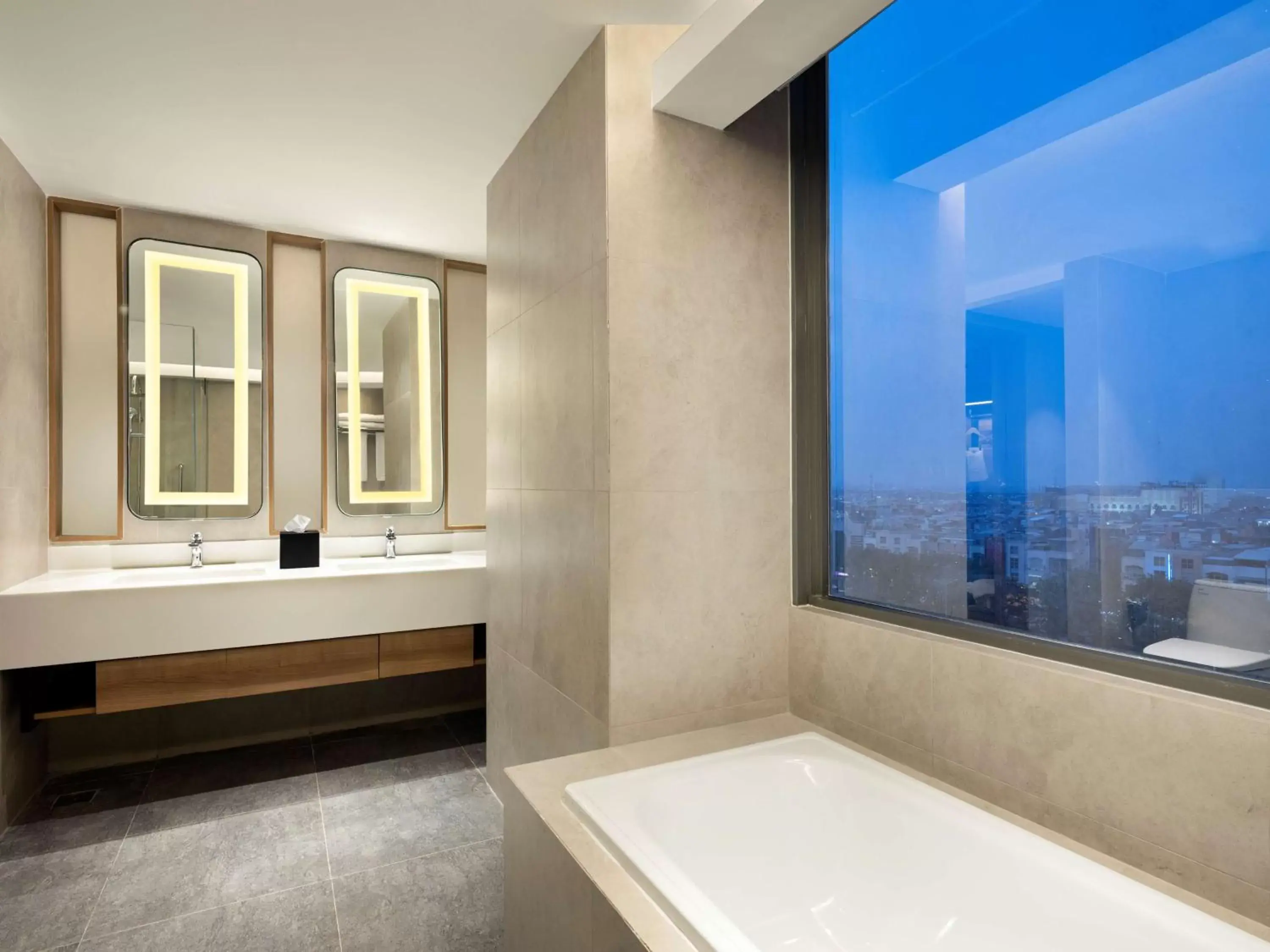 Bathroom in Hilton Garden Inn Jakarta Taman Palem Bathroom in Hilton Garden Inn Jakarta Taman Palem