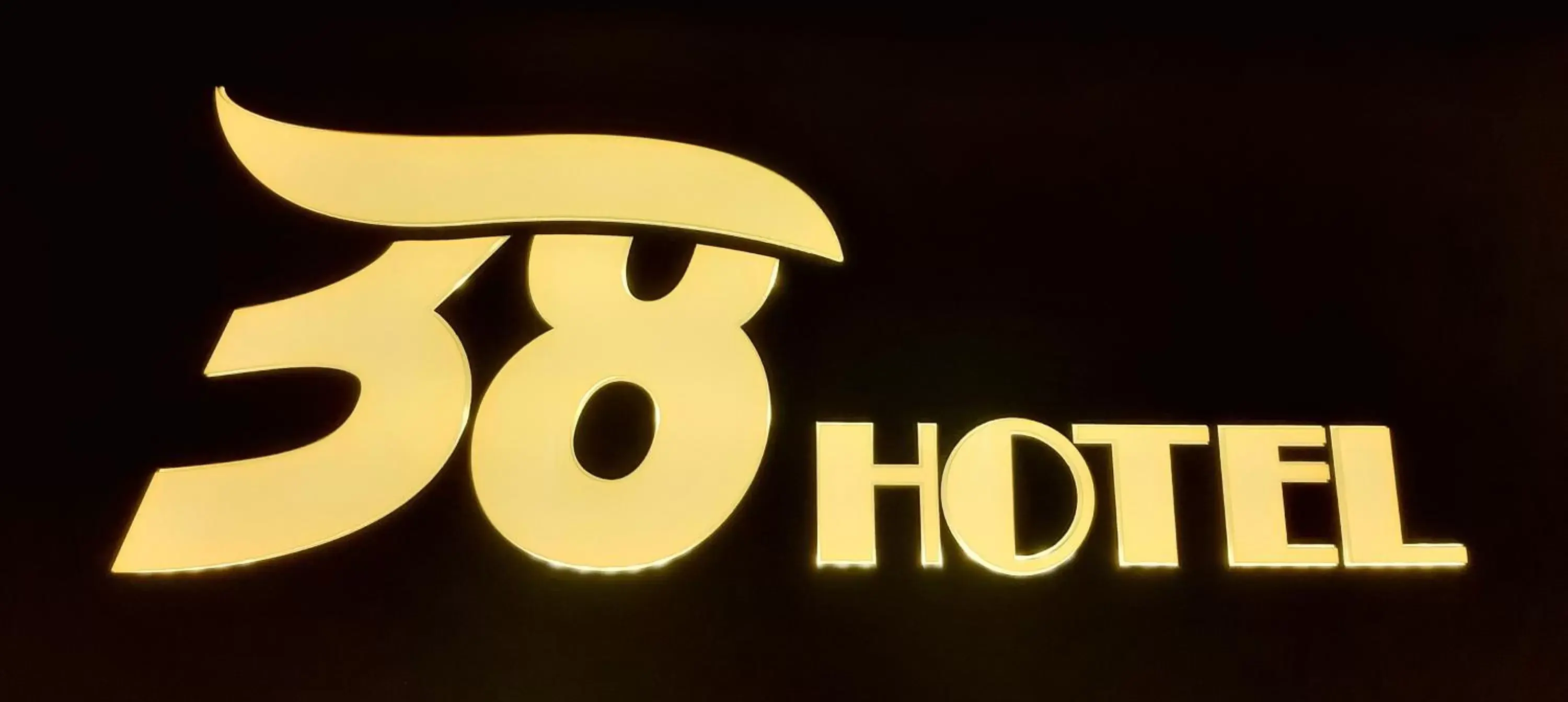 Property logo or sign in 38 Hotel