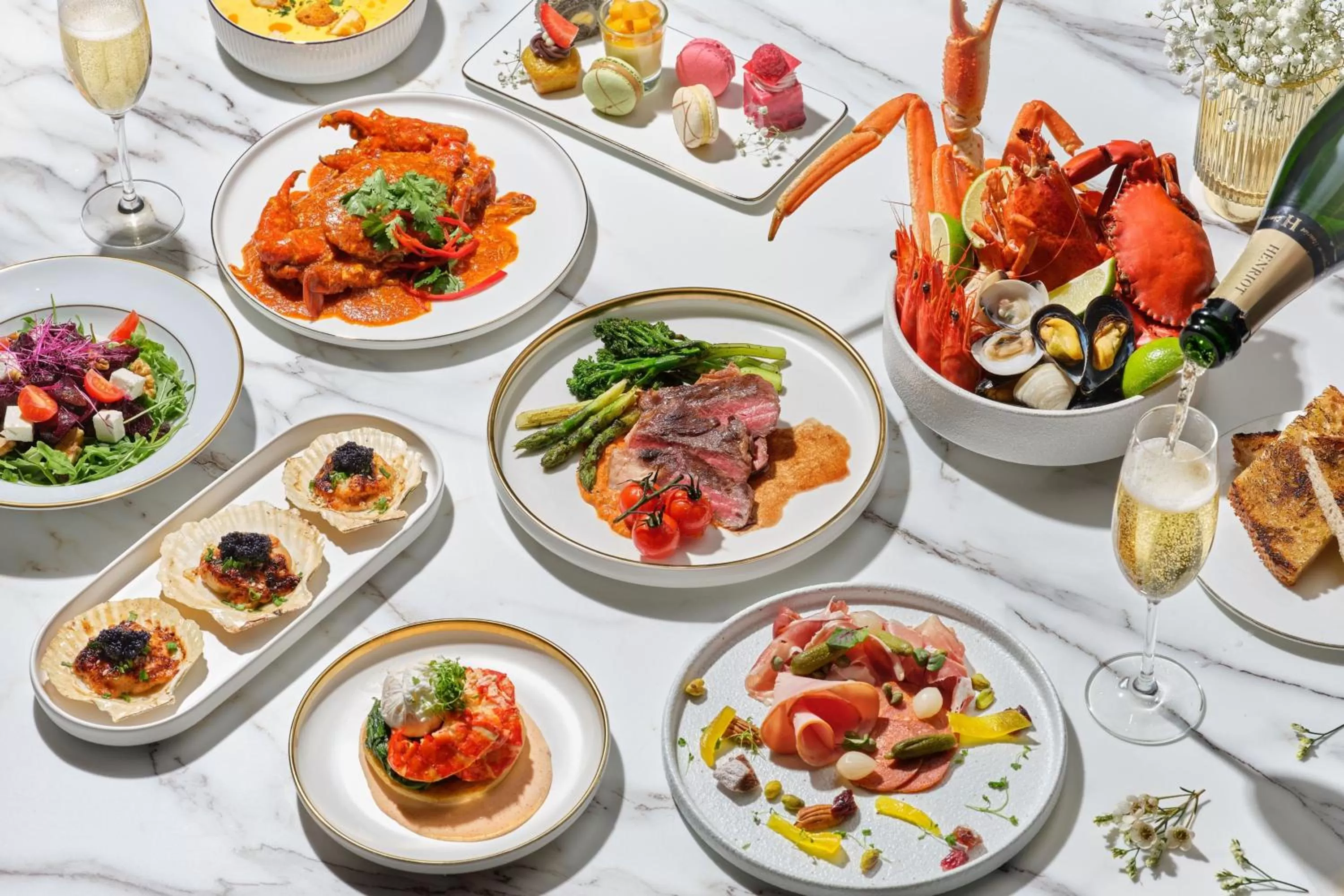 Restaurant/places to eat in Singapore Marriott Tang Plaza Hotel