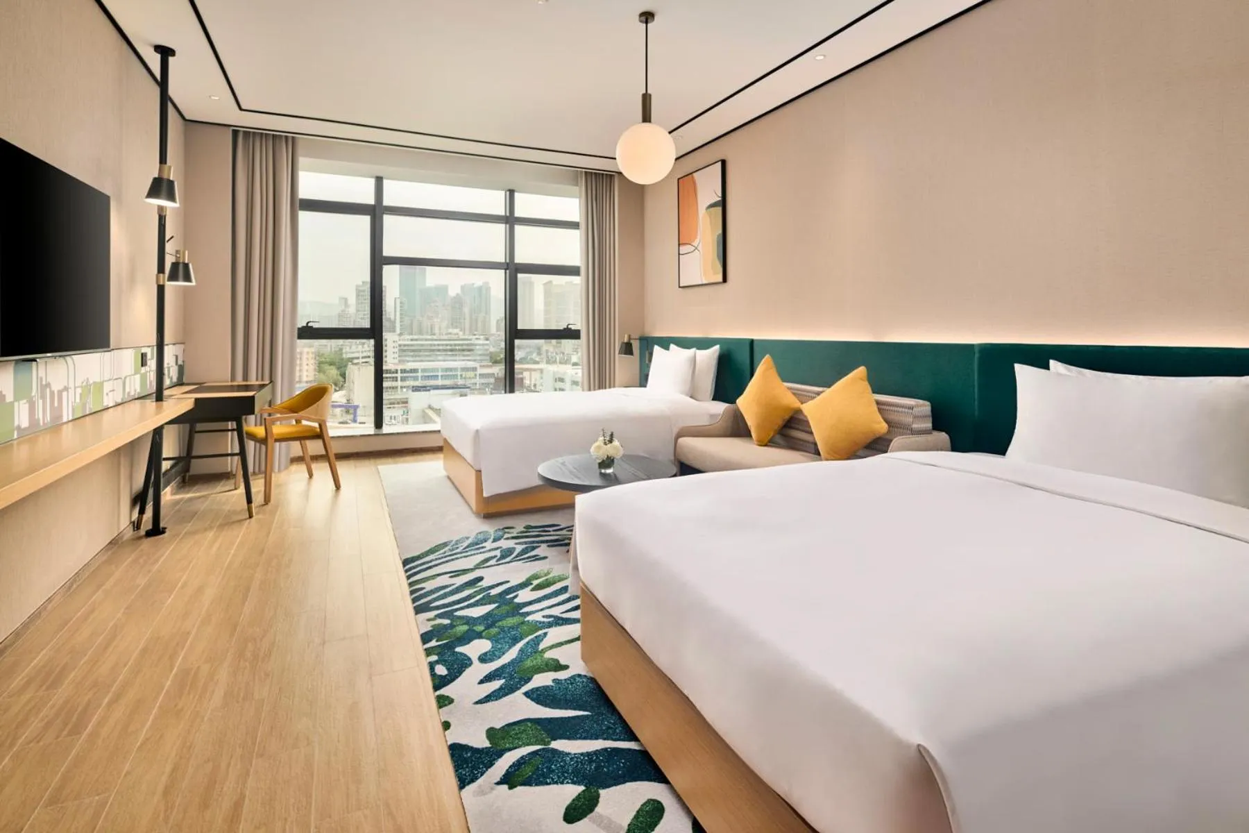 Bedroom, Bed in Hilton Garden Inn Zhuhai Jinan University
