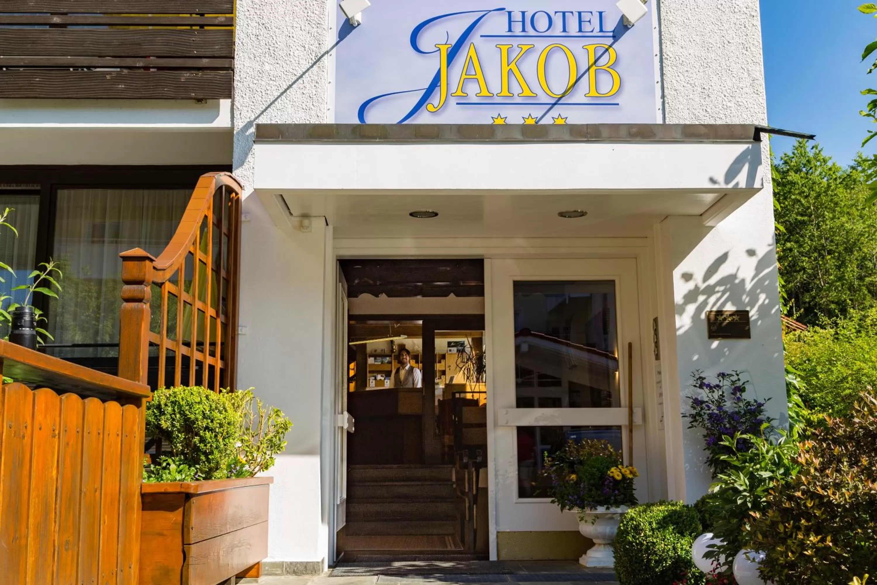 Facade/entrance in Hotel Jakob
