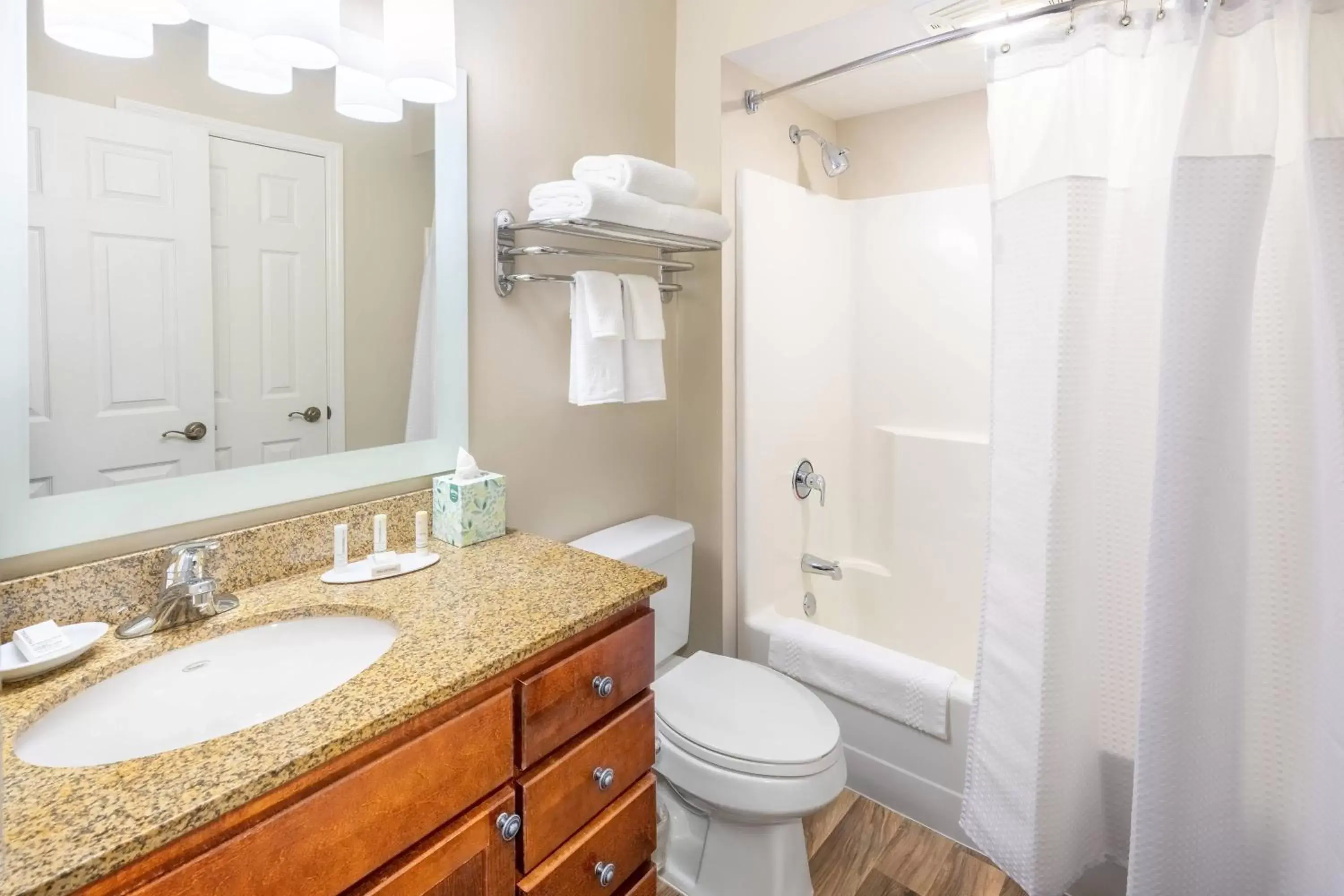 Bathroom in TownePlace Suites Bowie Town Center