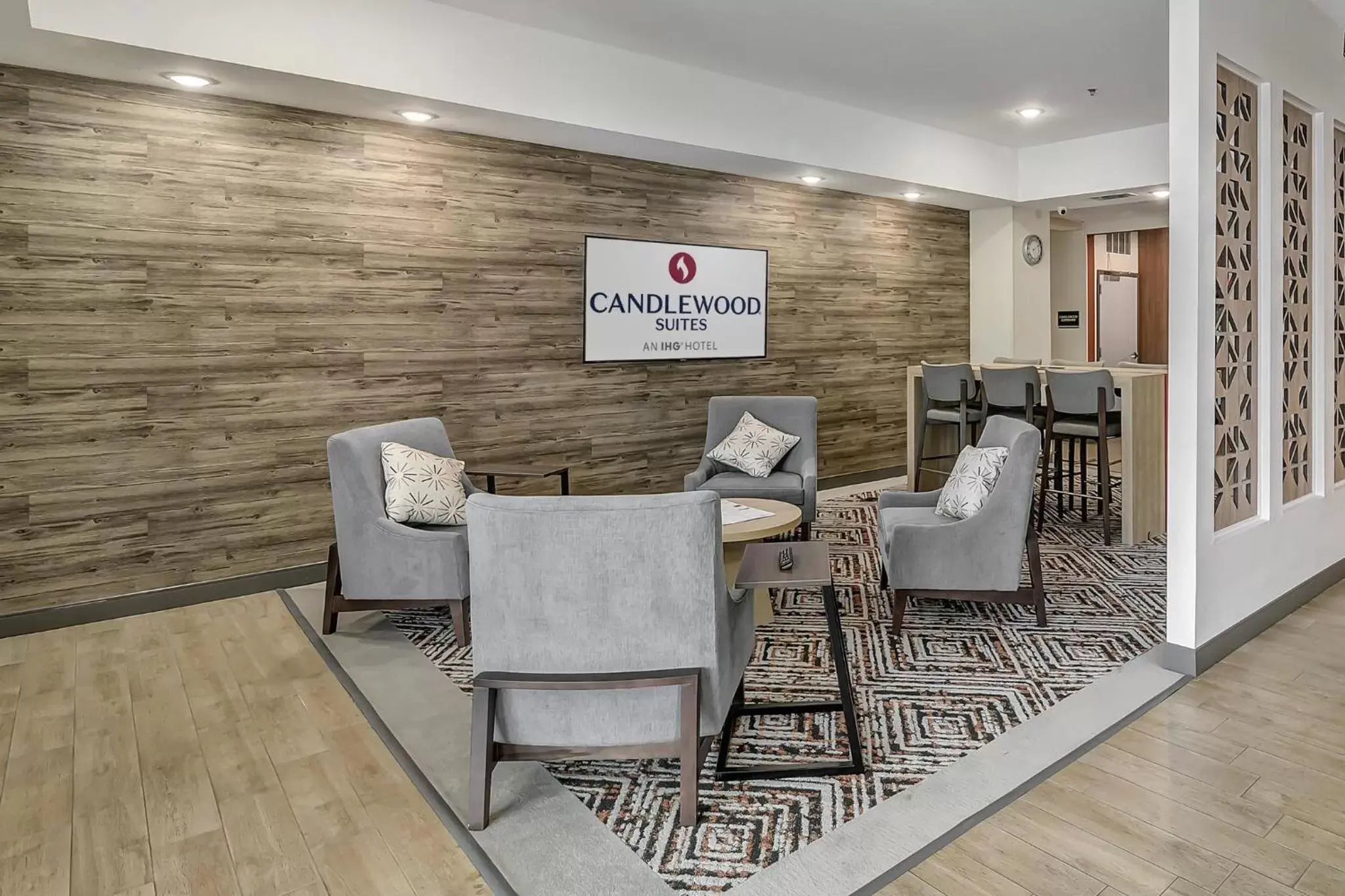 Lobby or reception in Candlewood Suites Longview, an IHG Hotel