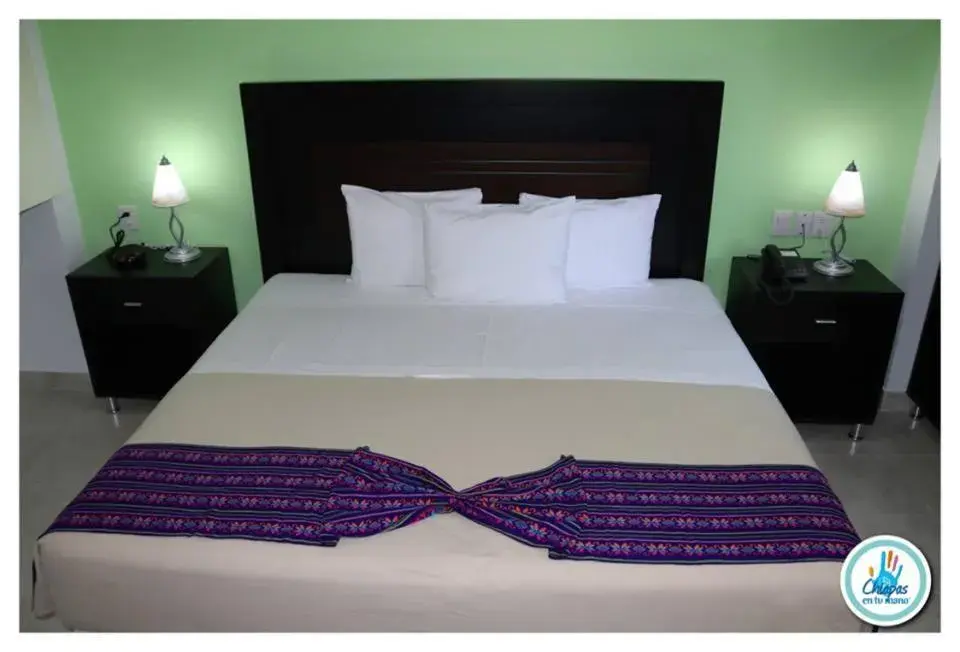 Bed in Hotel Parque Marimba