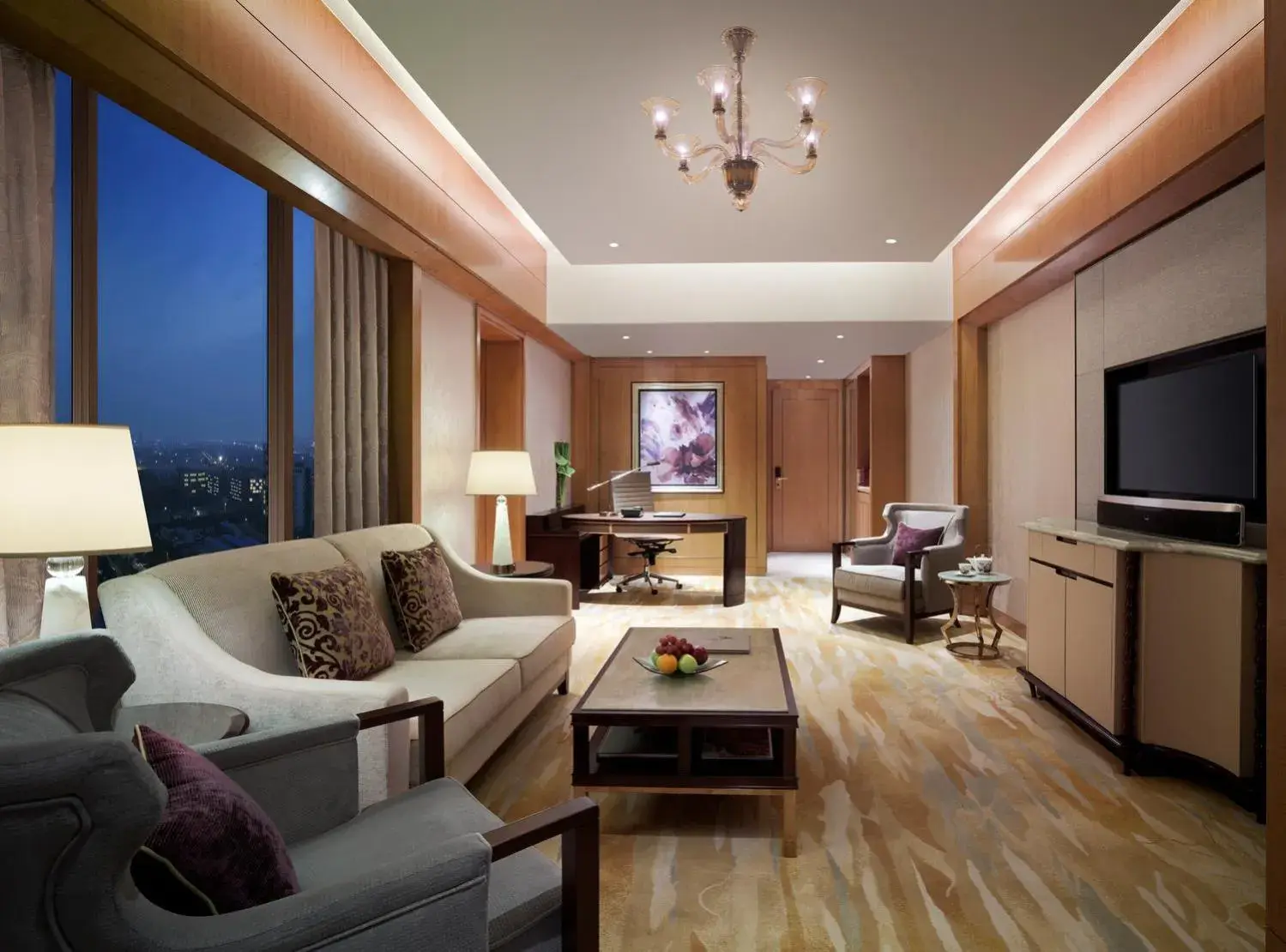 Living room in InterContinental Changzhou by IHG Living room in InterContinental Changzhou by IHG