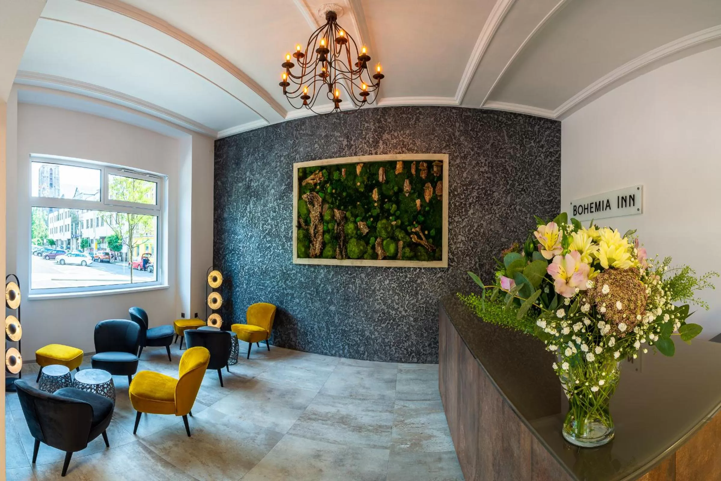 Lobby or reception in Bohemia Inn Hotel