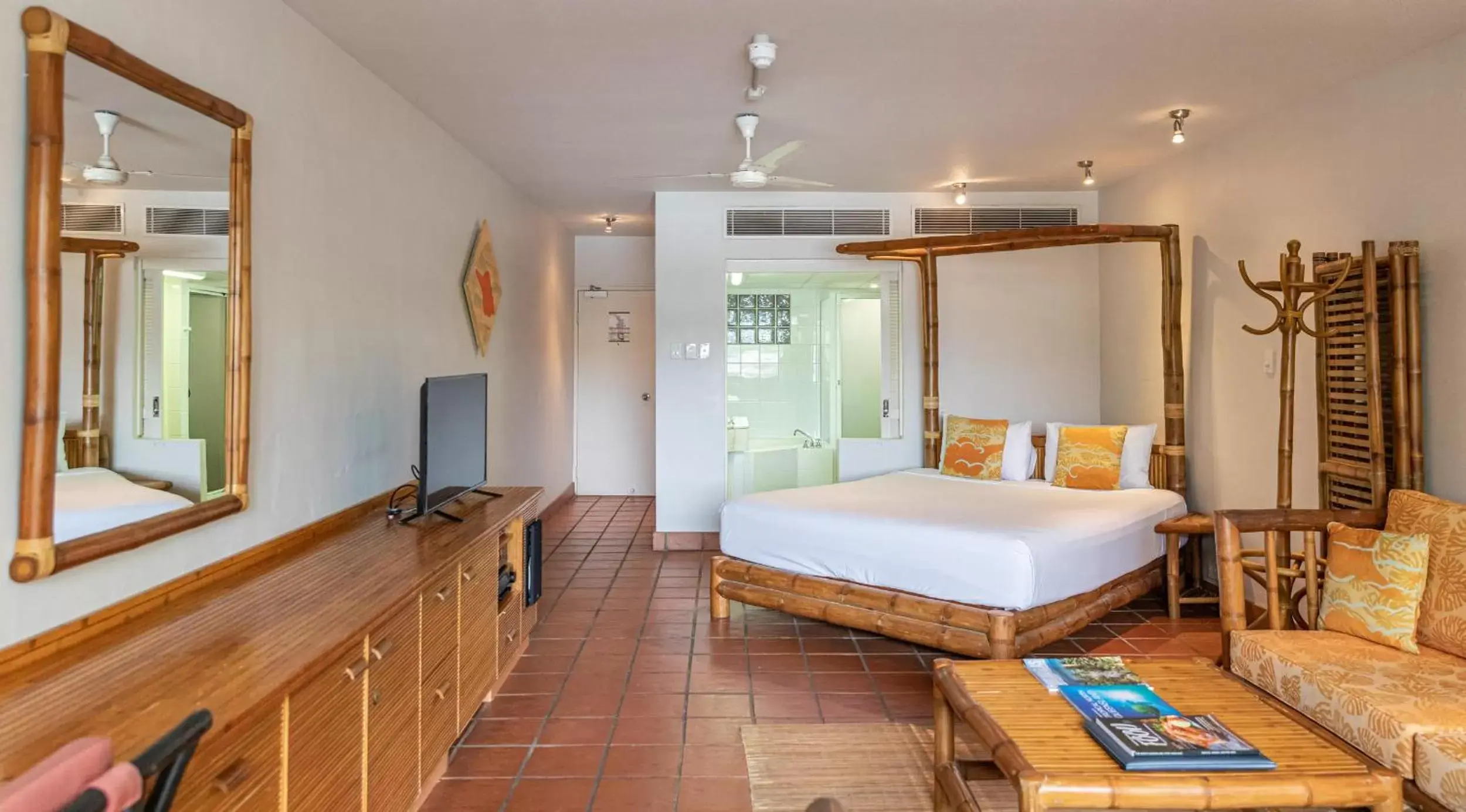 Bed in Club Tropical Resort with Onsite Reception & Check In