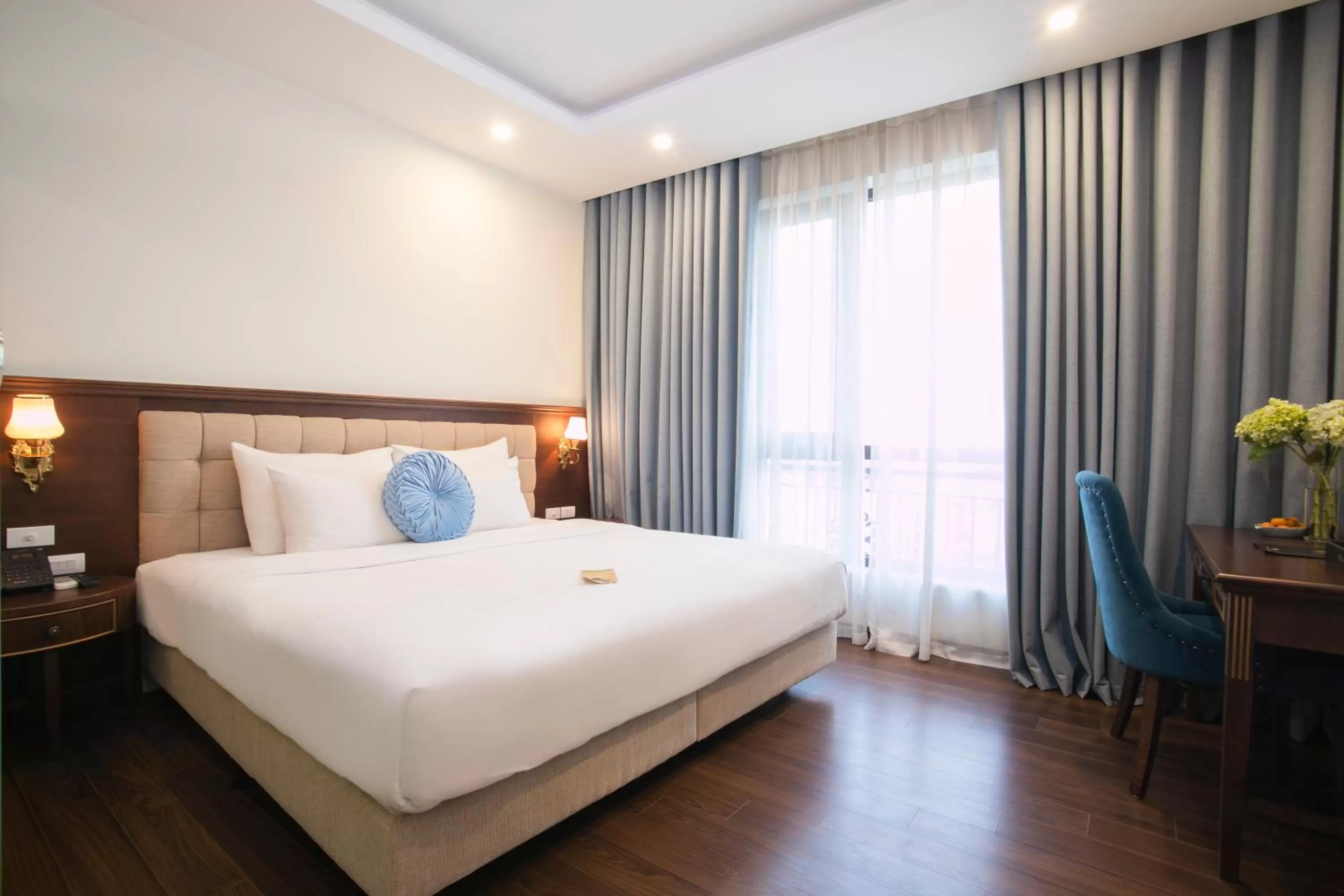 View (from property/room), Bed in Western Hanoi Boutique Hotel