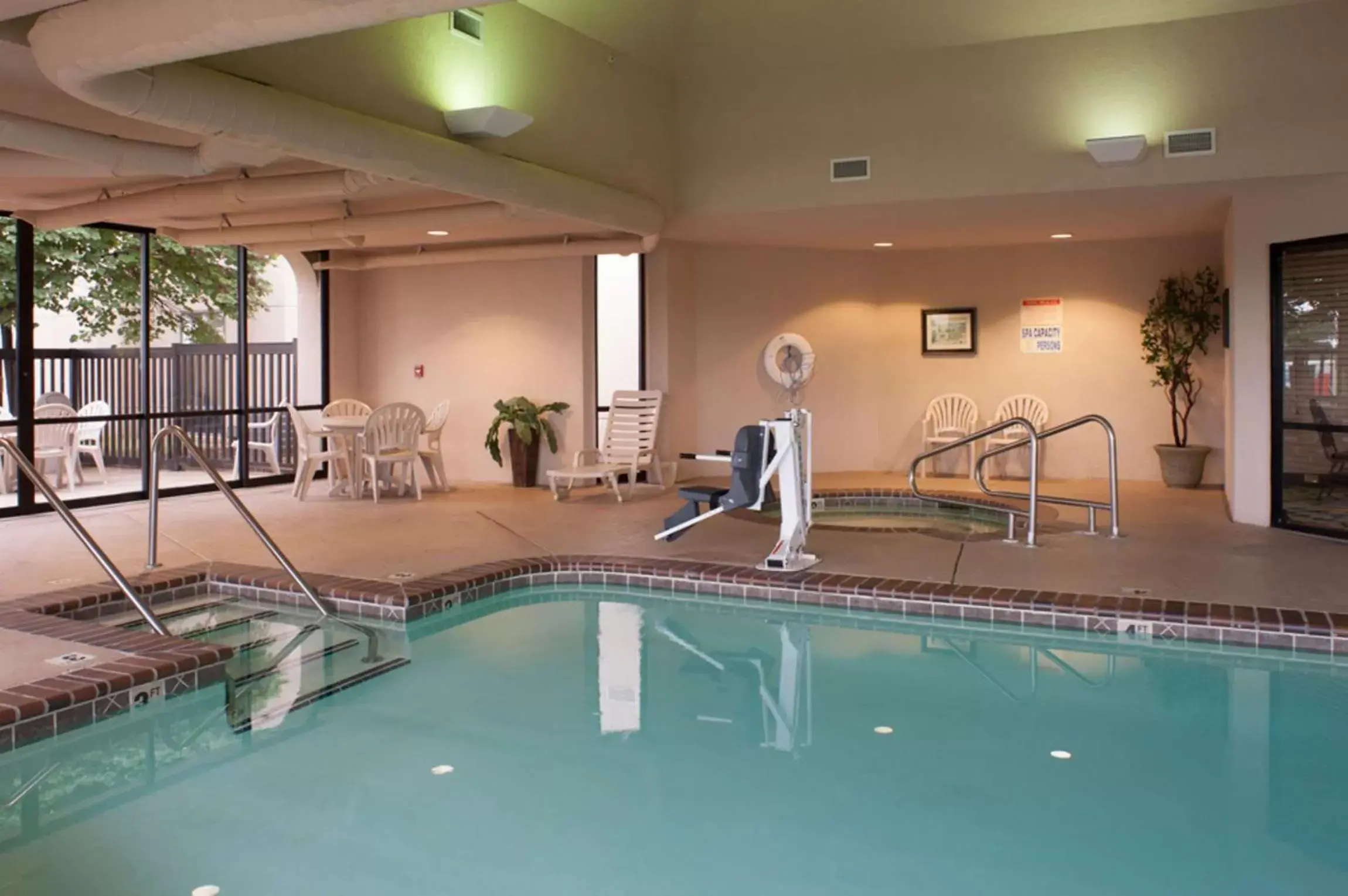 Pool view, Swimming Pool in Hampton Inn Tulsa Sand Springs