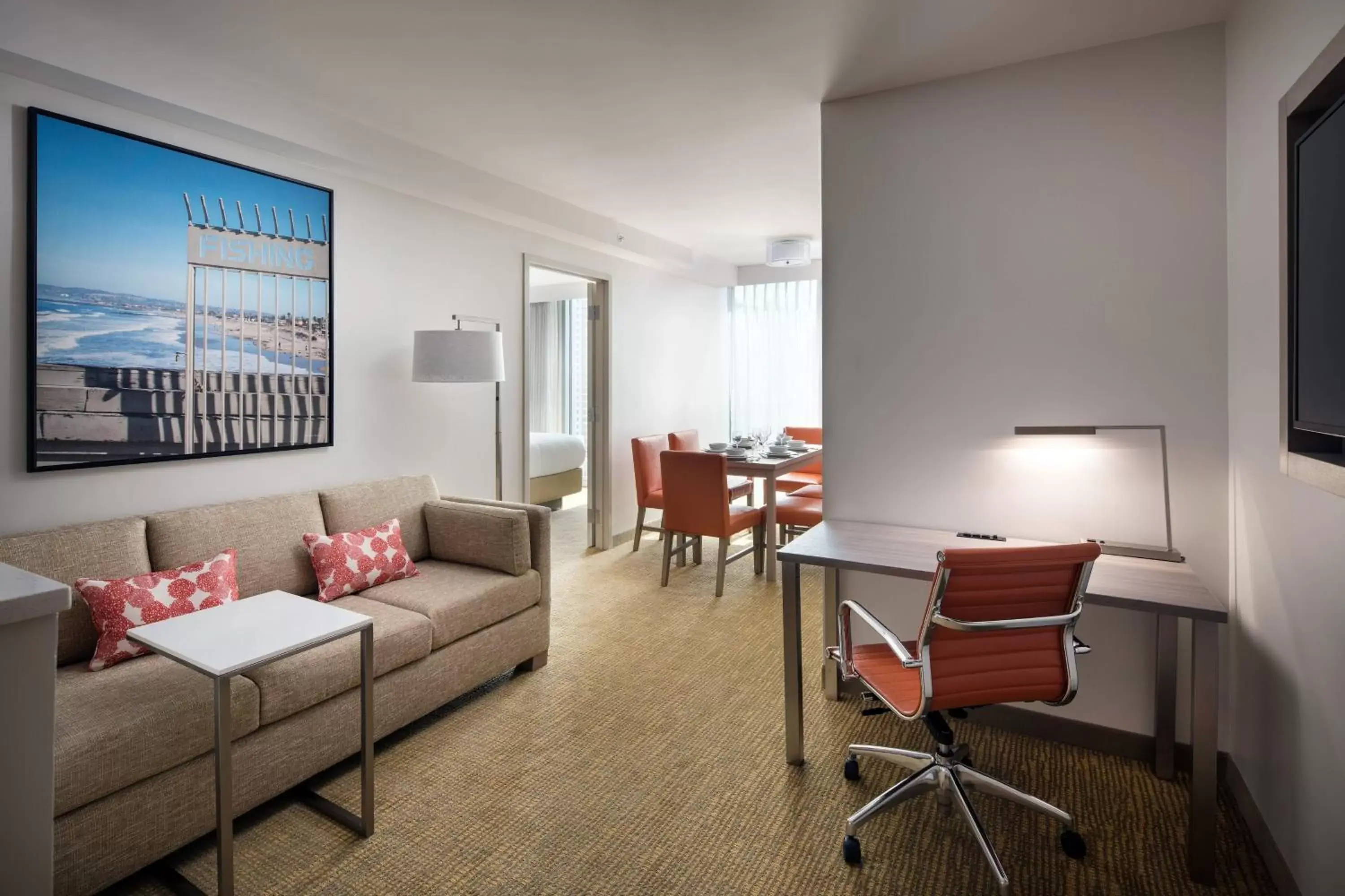 Living room, Seating Area in Residence Inn by Marriott San Diego Downtown/Bayfront