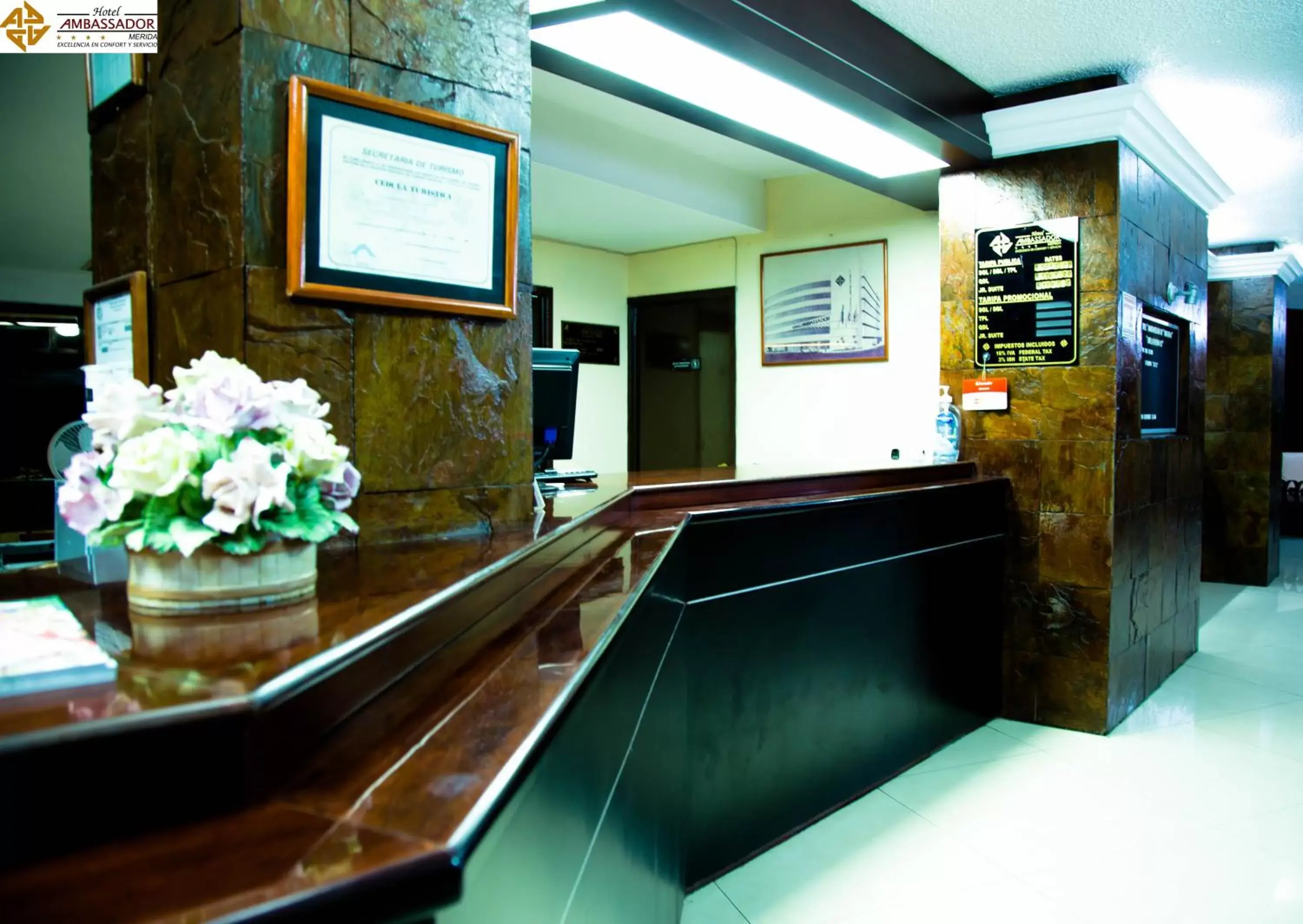 Lobby or reception, Lobby/Reception in Hotel Ambassador Mérida