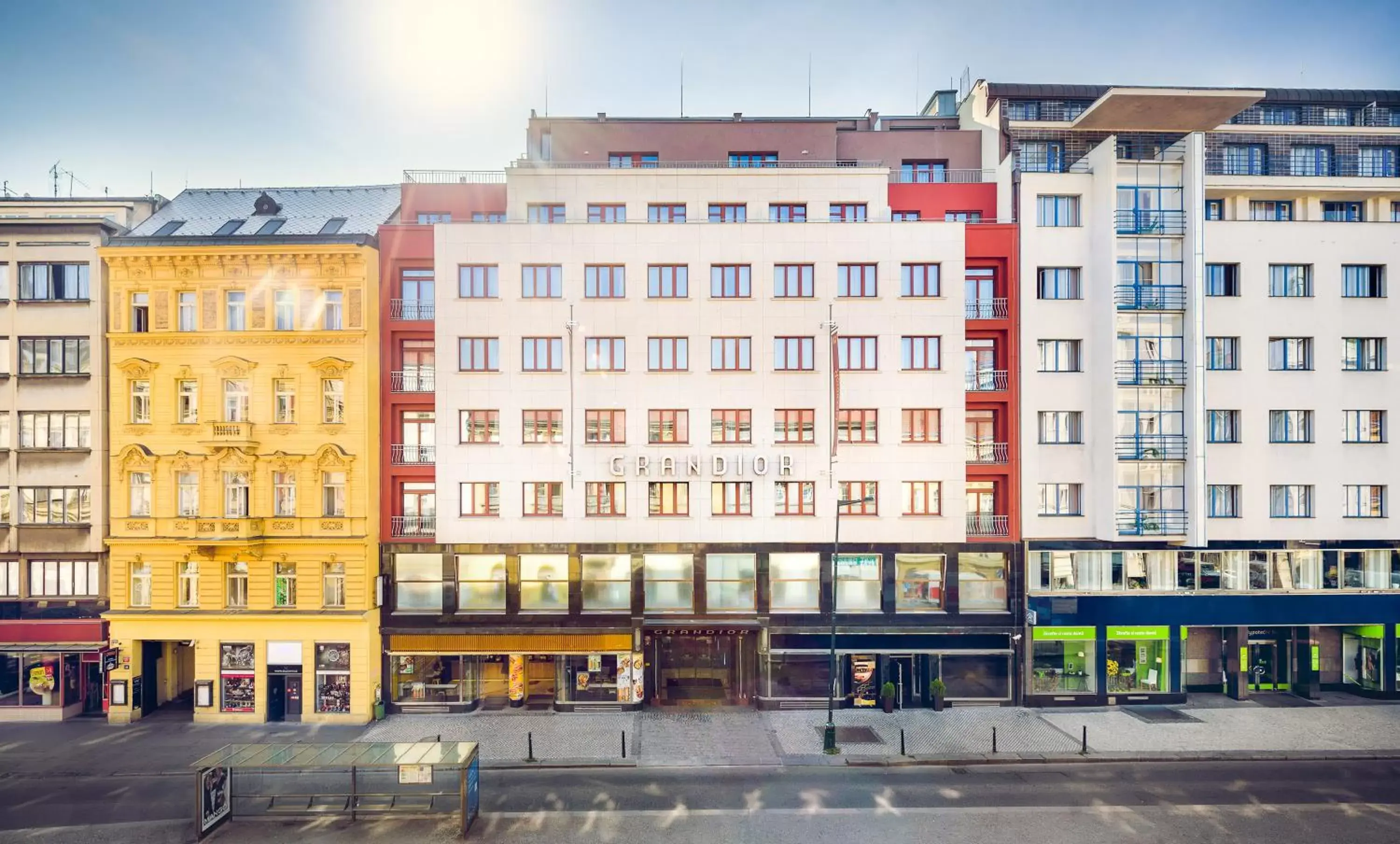 Facade/entrance, Property Building in Grandior Hotel Prague