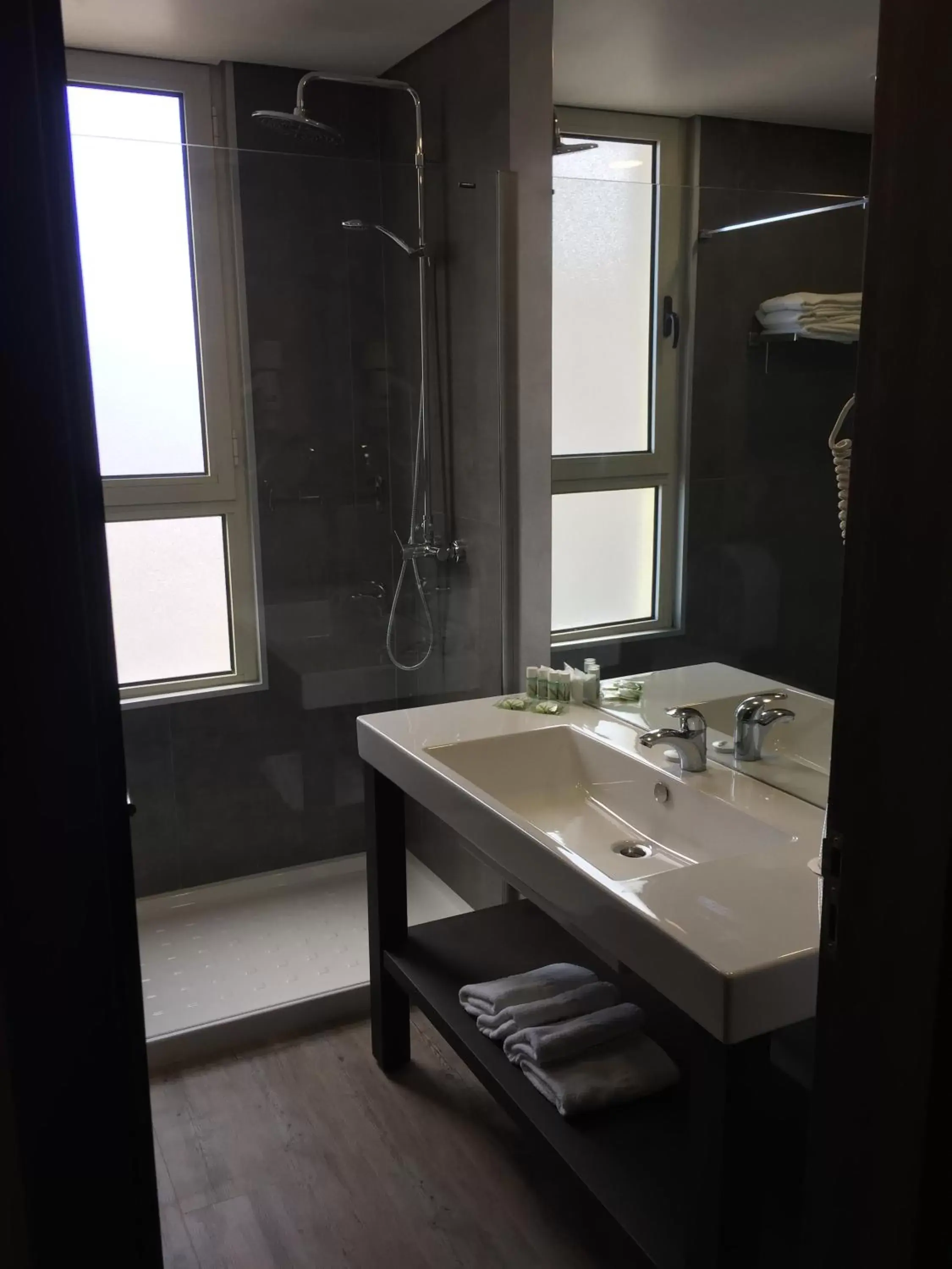 Shower, Bathroom in Hotel Euro Moniz